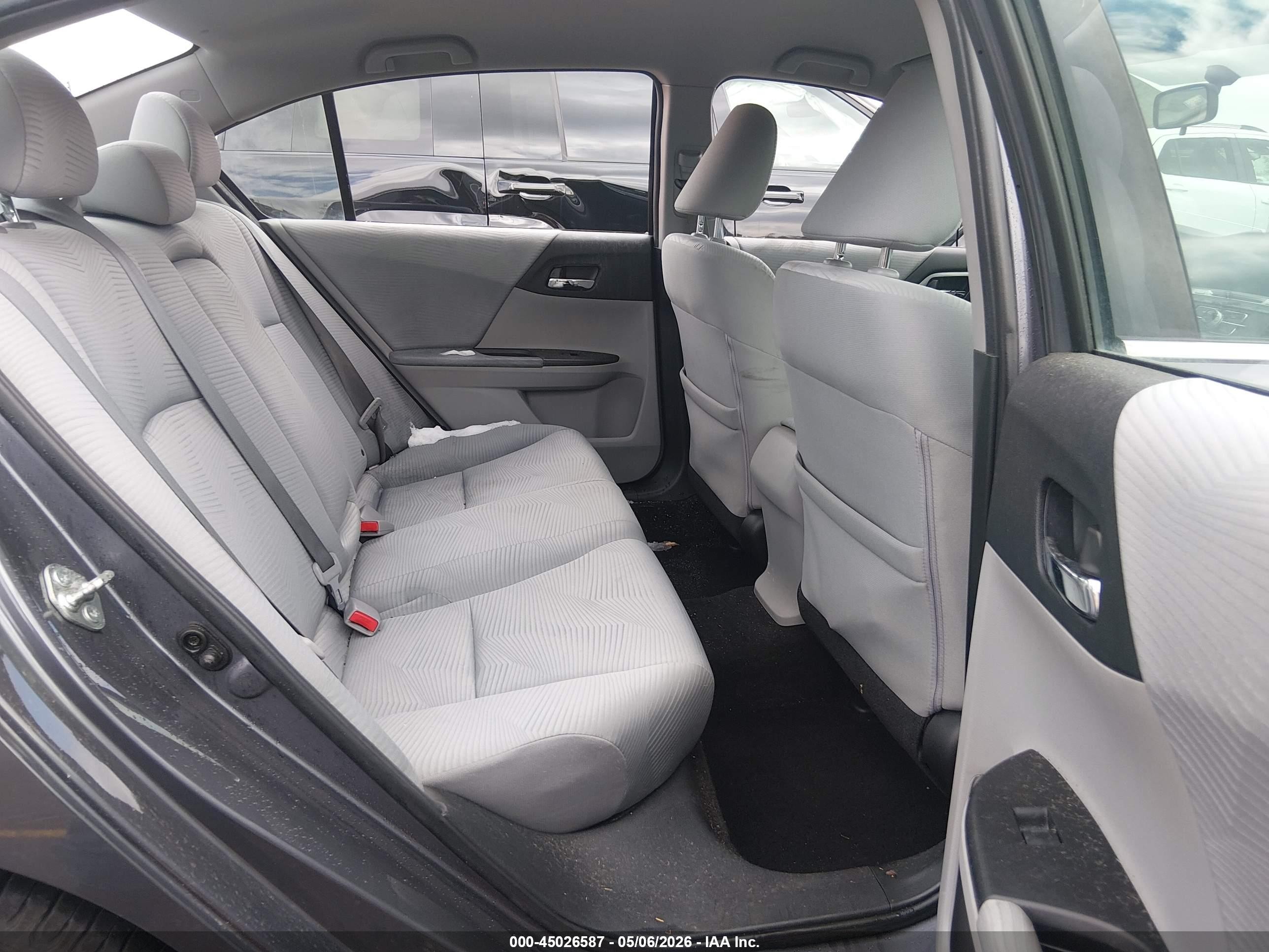 2015 Honda Accord Lx Gray vin: 1HGCR2F39FA230446