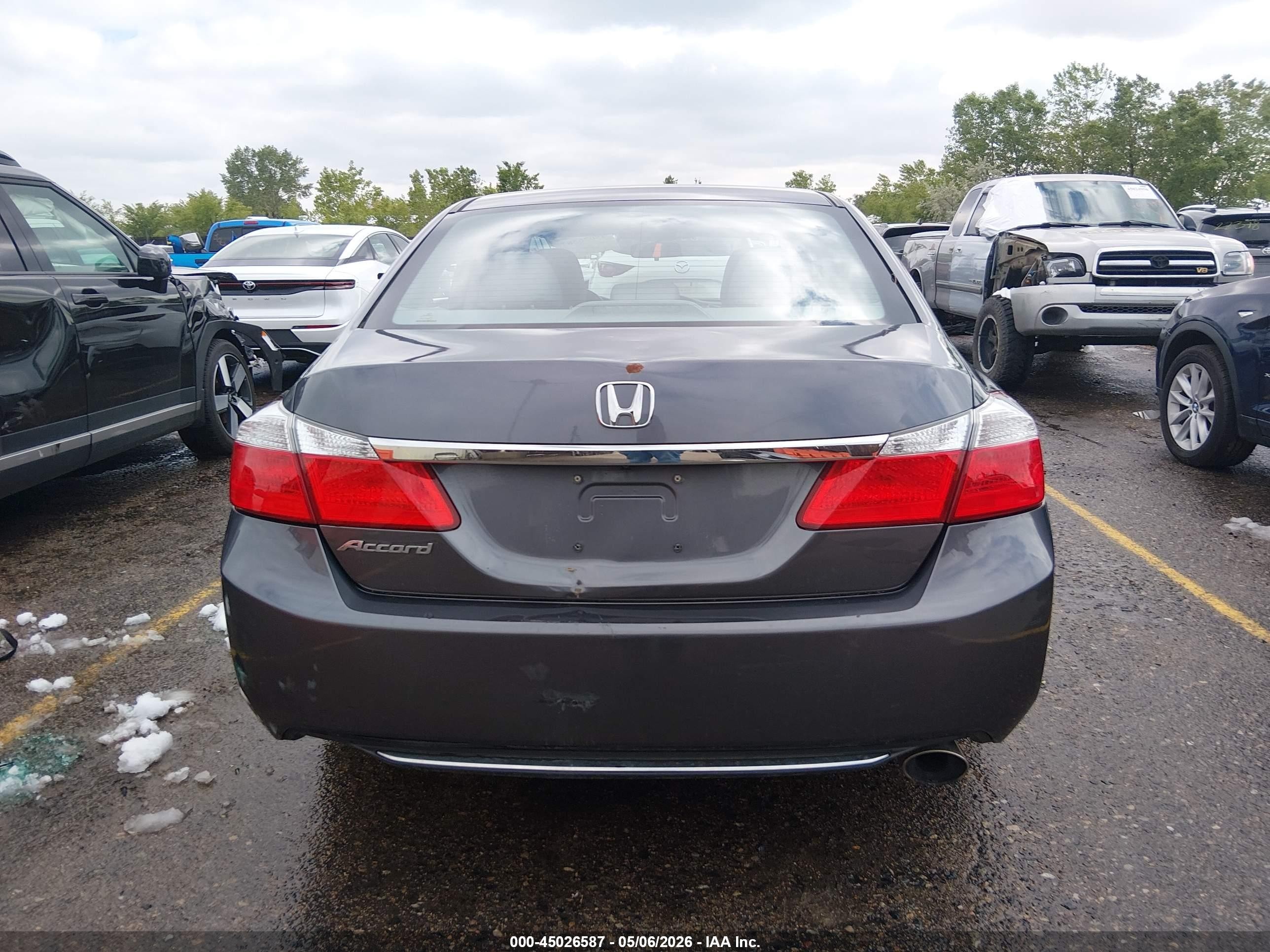 2015 Honda Accord Lx Gray vin: 1HGCR2F39FA230446