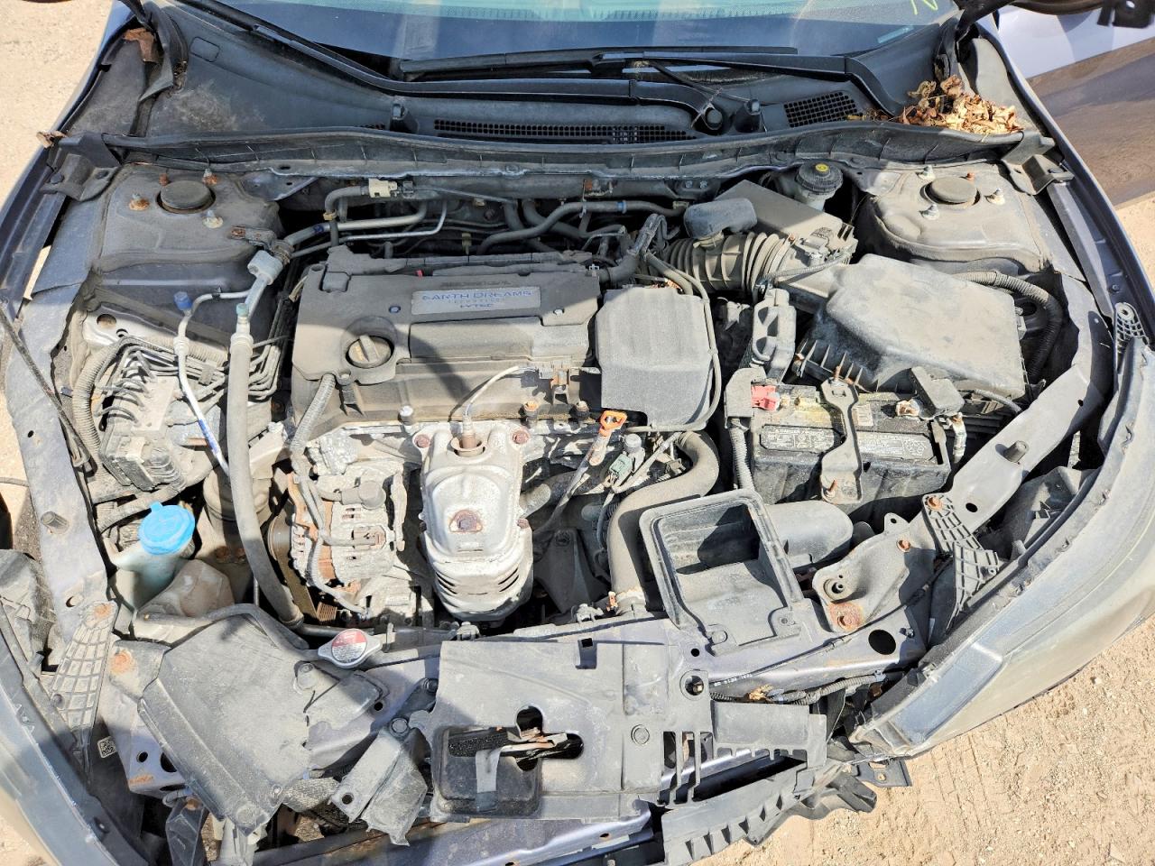 2015 Honda Accord Lx Gray vin: 1HGCR2F39FA241494