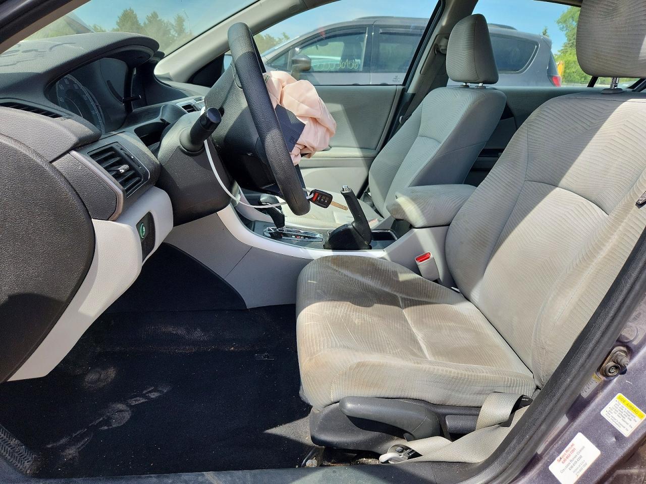 2015 Honda Accord Lx Gray vin: 1HGCR2F39FA241494