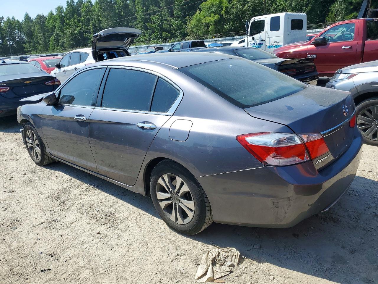 2015 Honda Accord Lx Gray vin: 1HGCR2F39FA242998