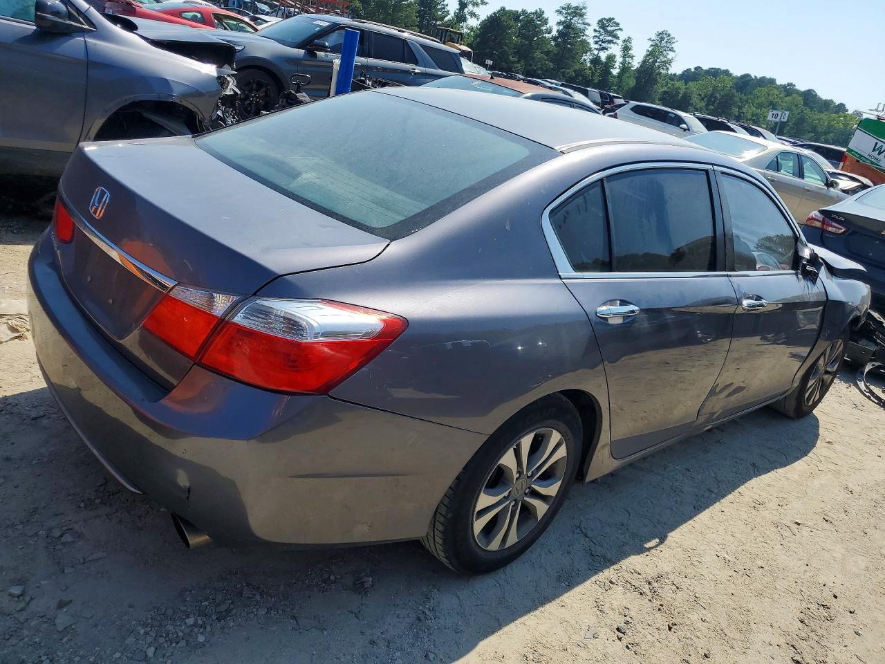 2015 Honda Accord Lx Gray vin: 1HGCR2F39FA242998