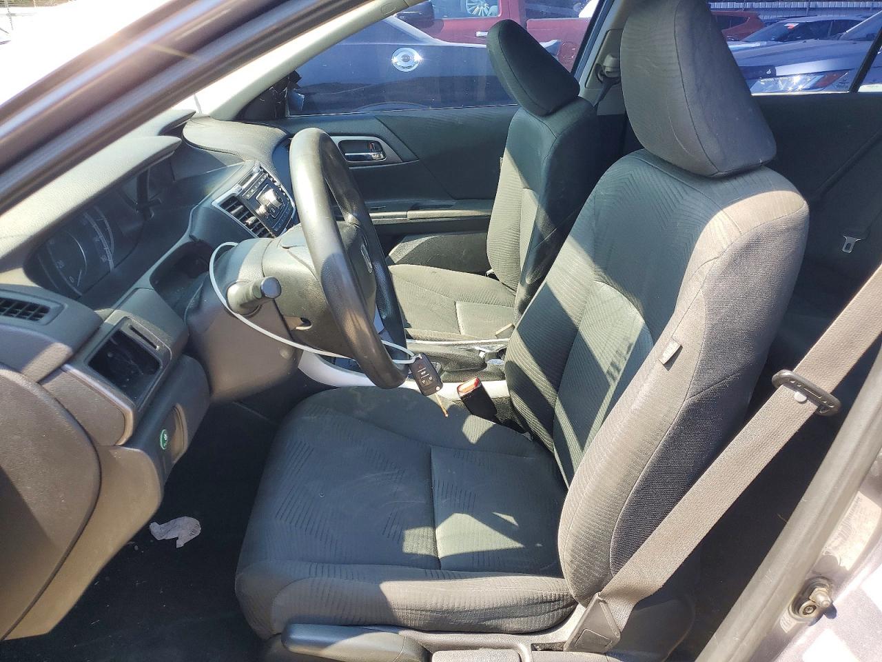 2015 Honda Accord Lx Gray vin: 1HGCR2F39FA242998