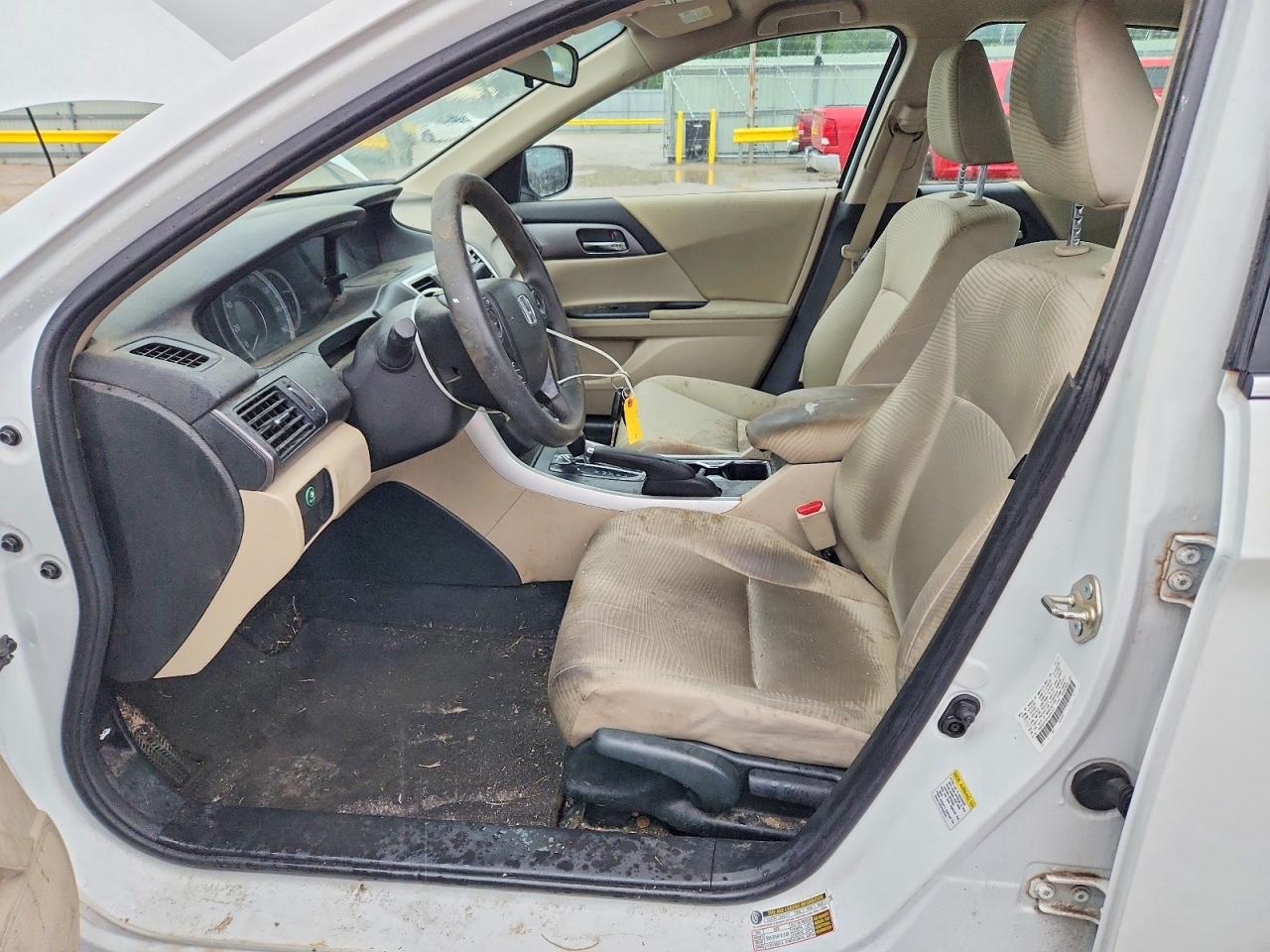 2015 Honda Accord Lx White vin: 1HGCR2F39FA248753