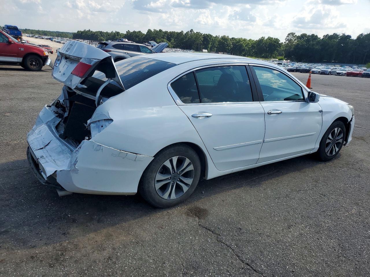 2015 Honda Accord Lx White vin: 1HGCR2F39FA251569