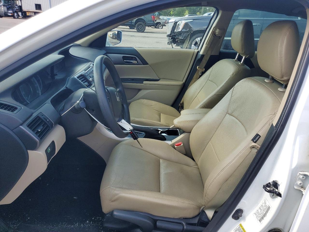 2015 Honda Accord Lx White vin: 1HGCR2F39FA251569