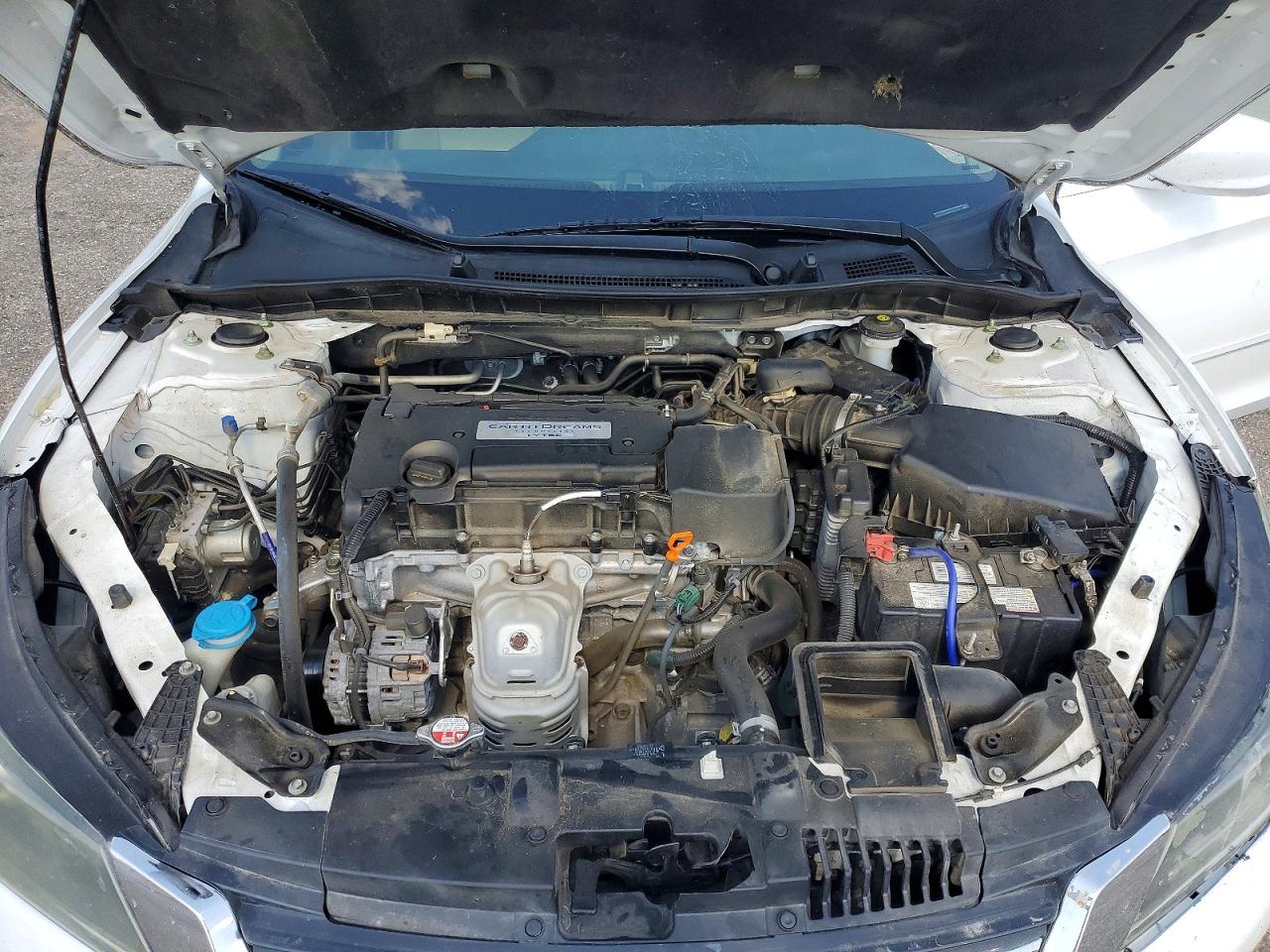 2015 Honda Accord Lx White vin: 1HGCR2F39FA251569
