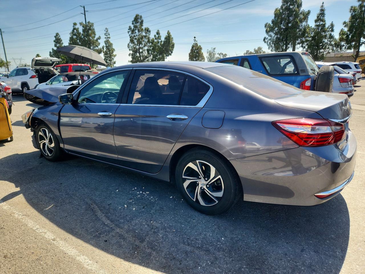 2016 Honda Accord Lx Charcoal vin: 1HGCR2F39GA073115