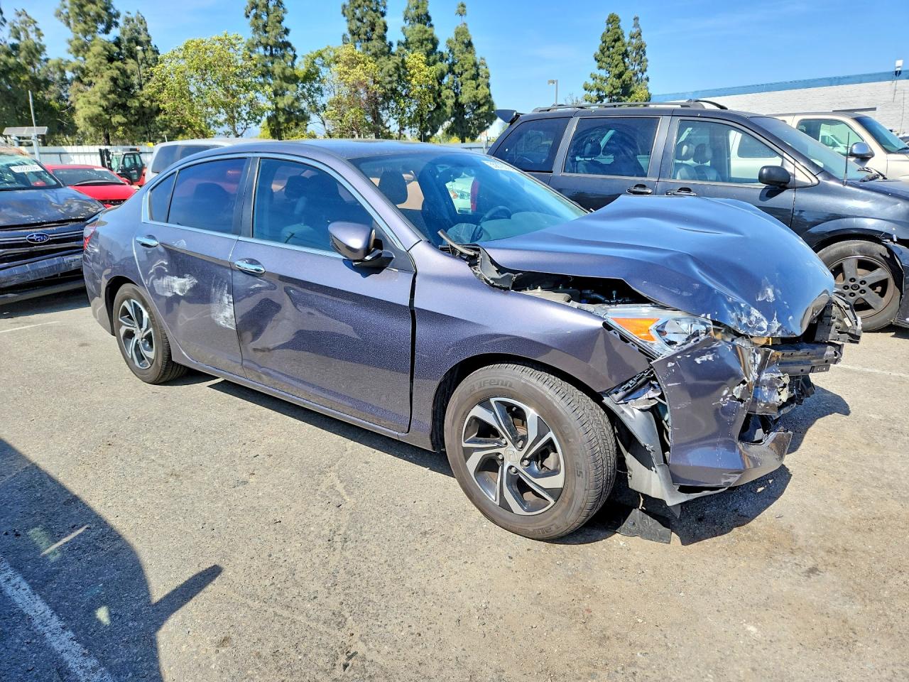 2016 Honda Accord Lx Charcoal vin: 1HGCR2F39GA073115