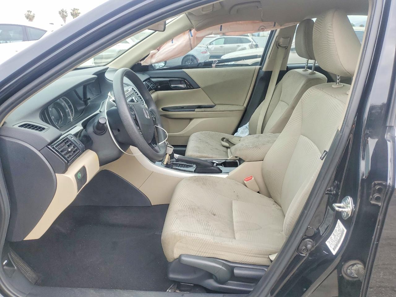 2016 Honda Accord Lx Black vin: 1HGCR2F39GA096667