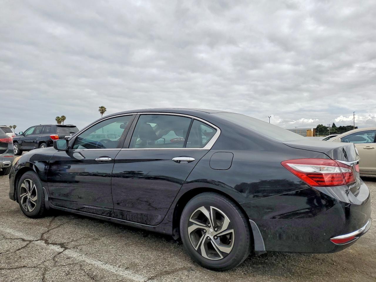 2016 Honda Accord Lx Black vin: 1HGCR2F39GA096667
