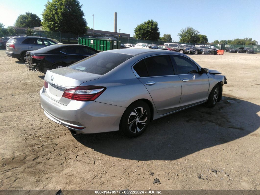 2017 Honda Accord Lx Серебряный vin: 1HGCR2F39HA251347