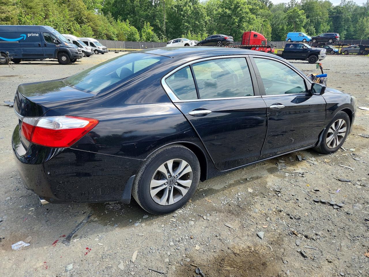 2013 Honda Accord Lx Black vin: 1HGCR2F3XDA001397