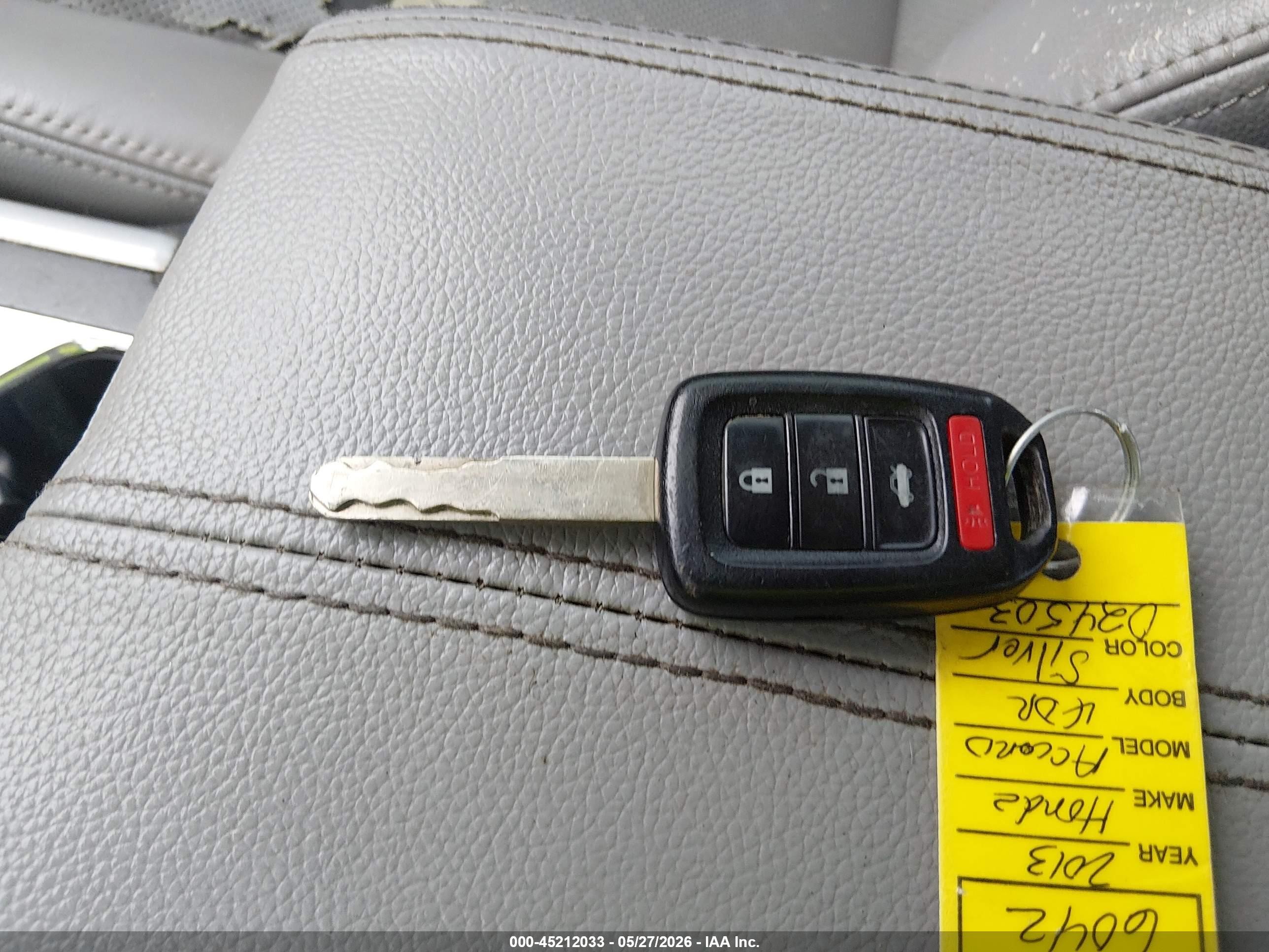 2013 Honda Accord Lx Silver vin: 1HGCR2F3XDA024503