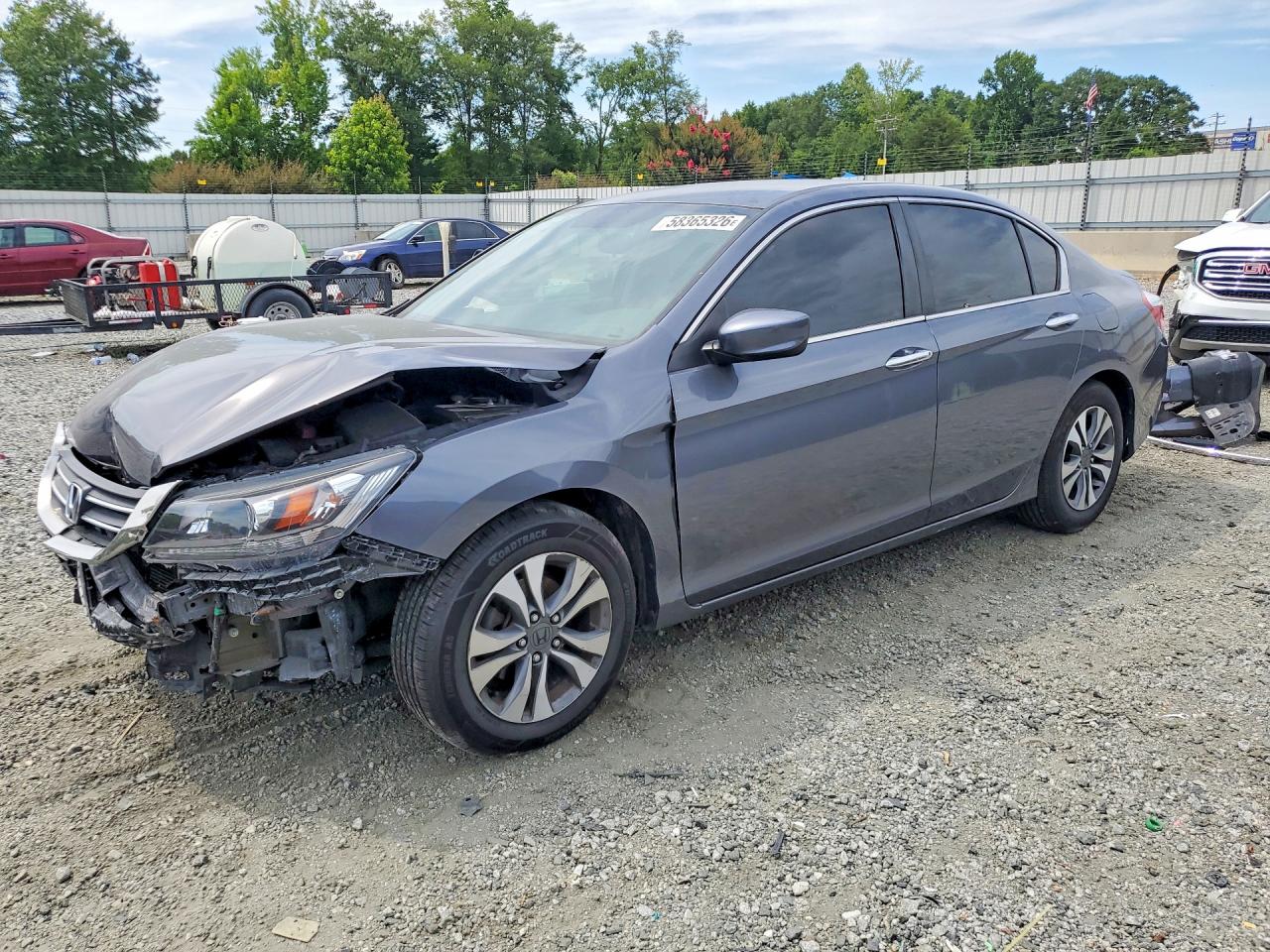 2013 Honda Accord Lx Charcoal vin: 1HGCR2F3XDA054732