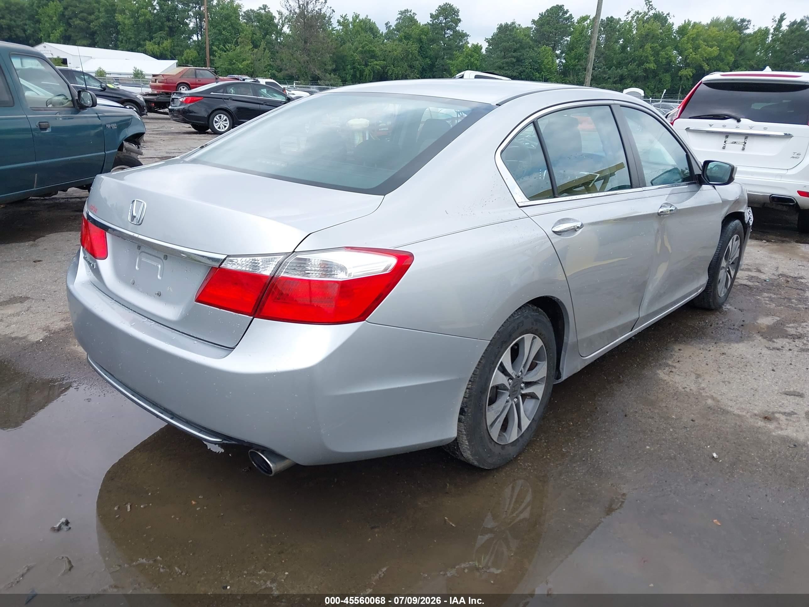 2013 Honda Accord Lx Серебряный vin: 1HGCR2F3XDA069442
