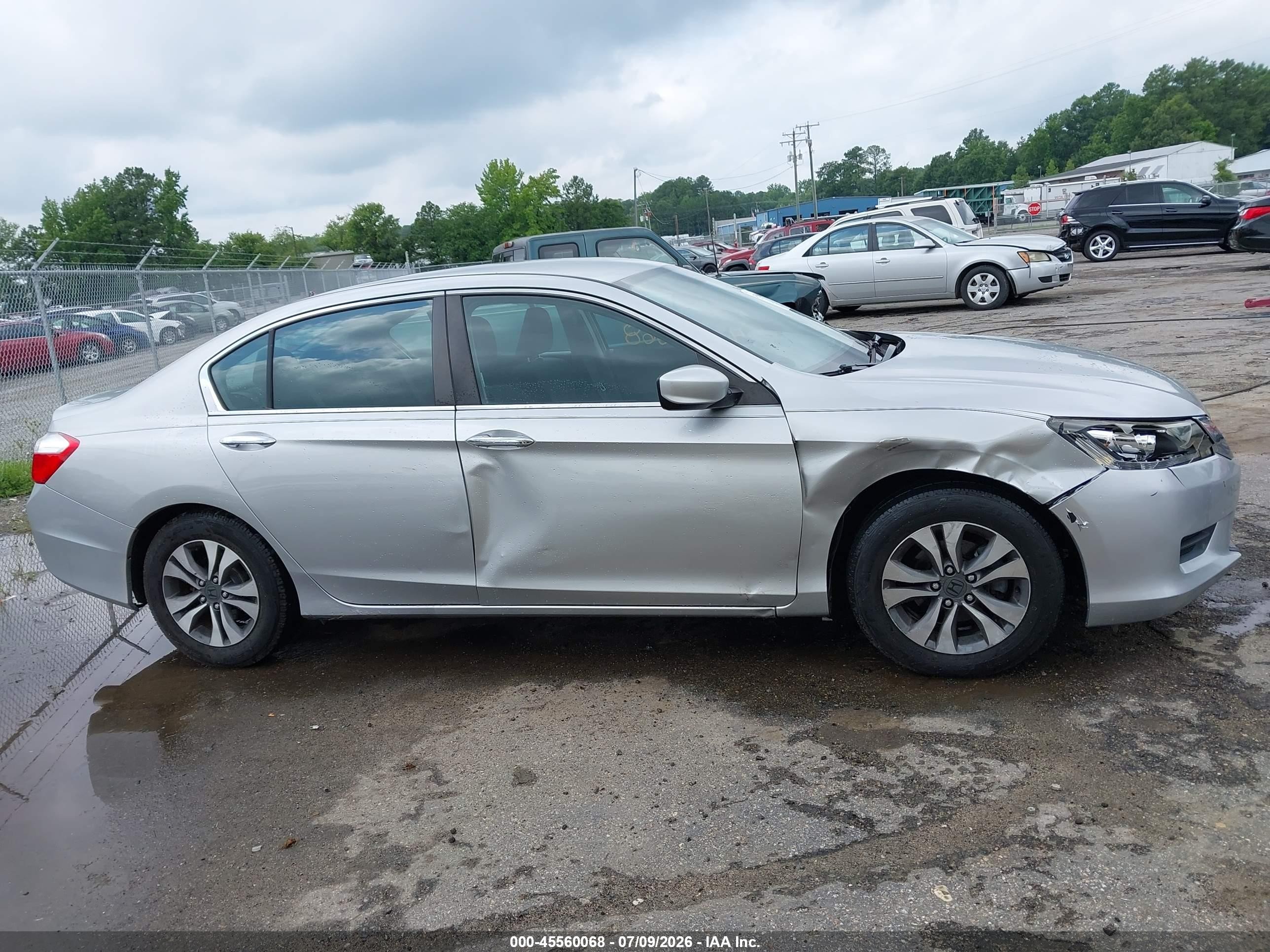 2013 Honda Accord Lx Серебряный vin: 1HGCR2F3XDA069442