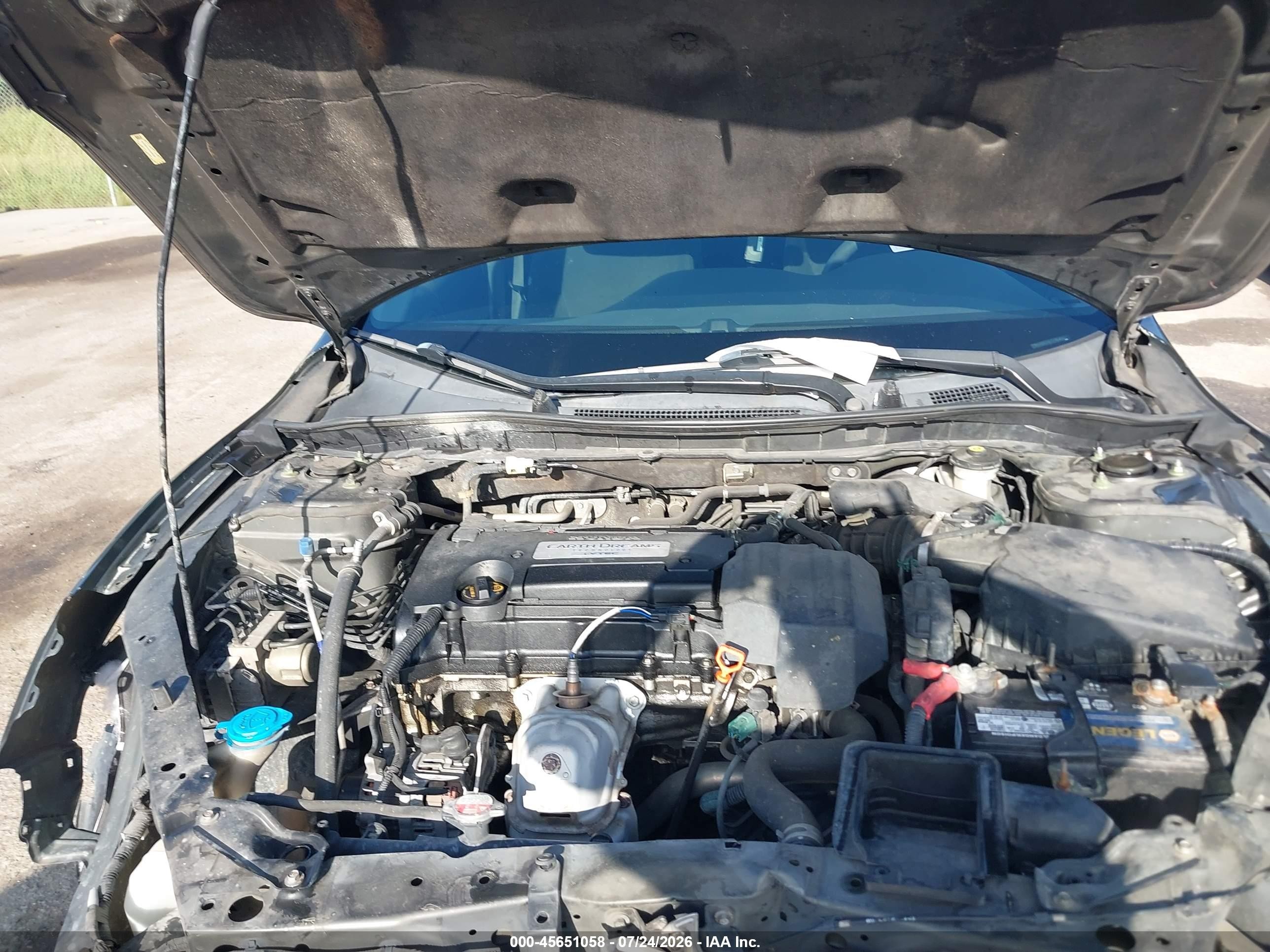 2013 Honda Accord Lx Gray vin: 1HGCR2F3XDA086290