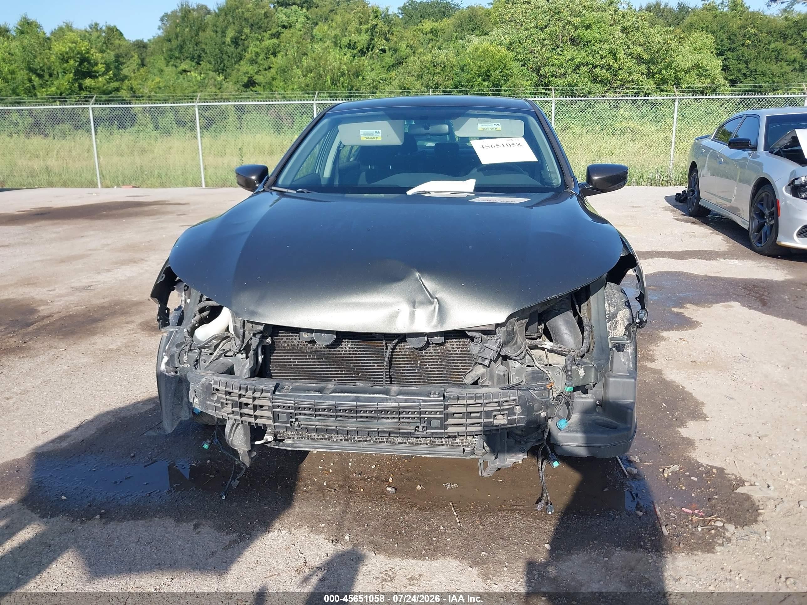 2013 Honda Accord Lx Gray vin: 1HGCR2F3XDA086290