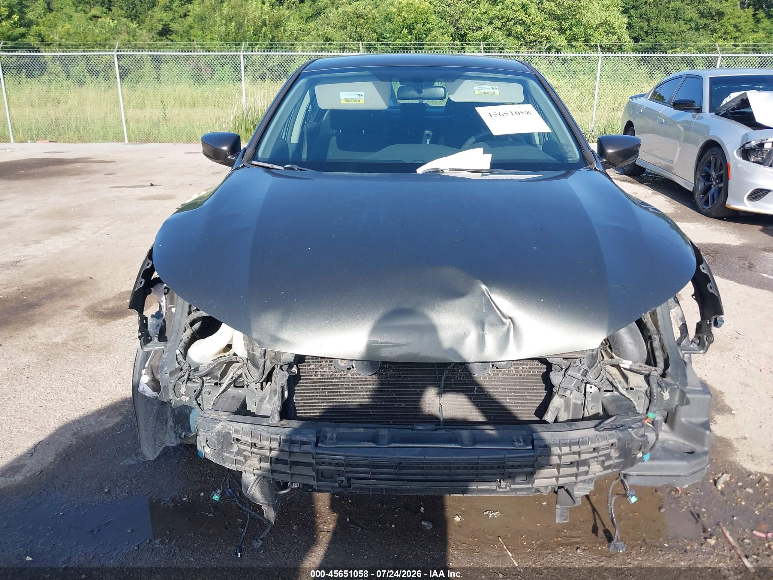 2013 Honda Accord Lx Gray vin: 1HGCR2F3XDA086290