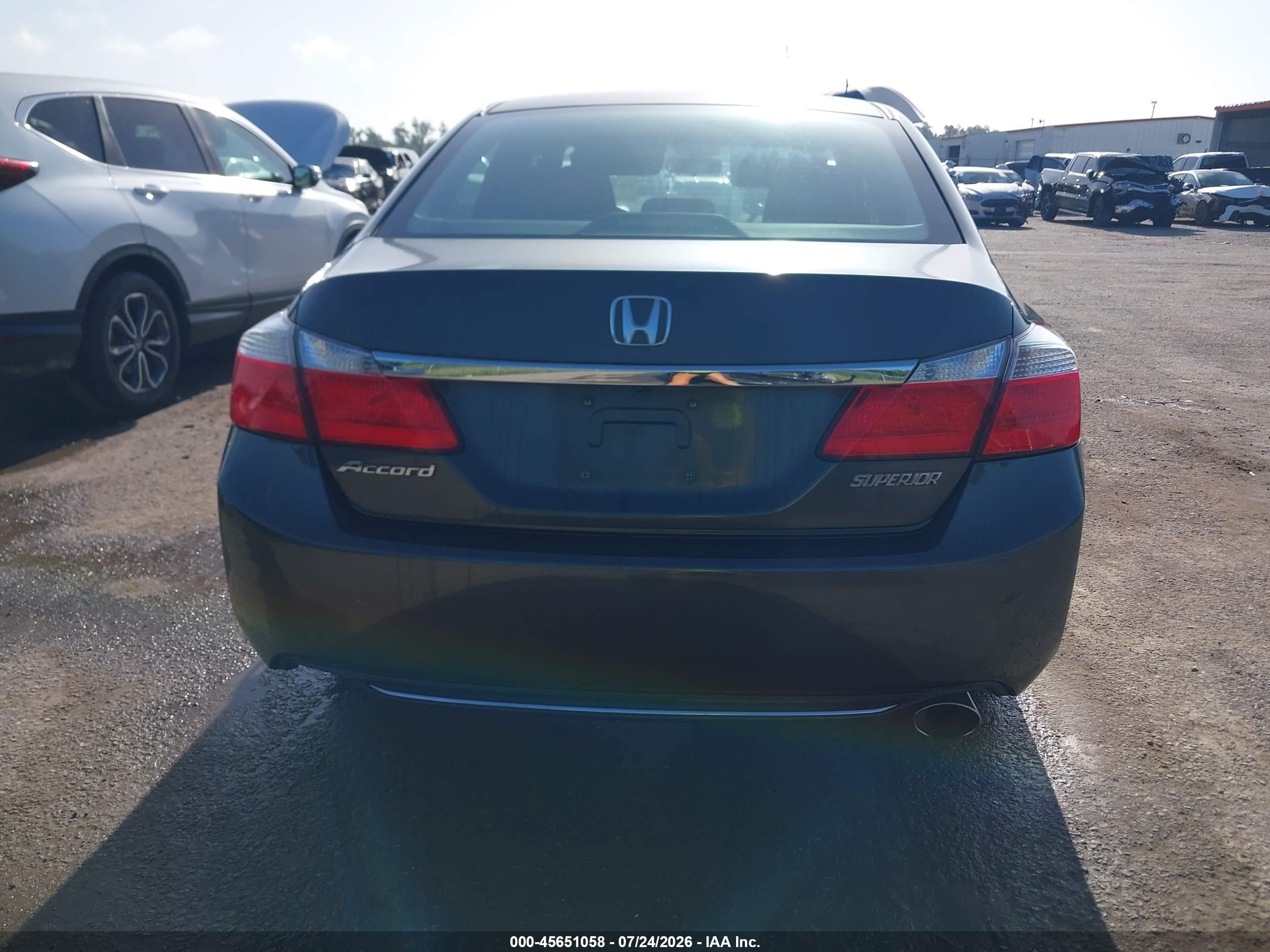 2013 Honda Accord Lx Gray vin: 1HGCR2F3XDA086290