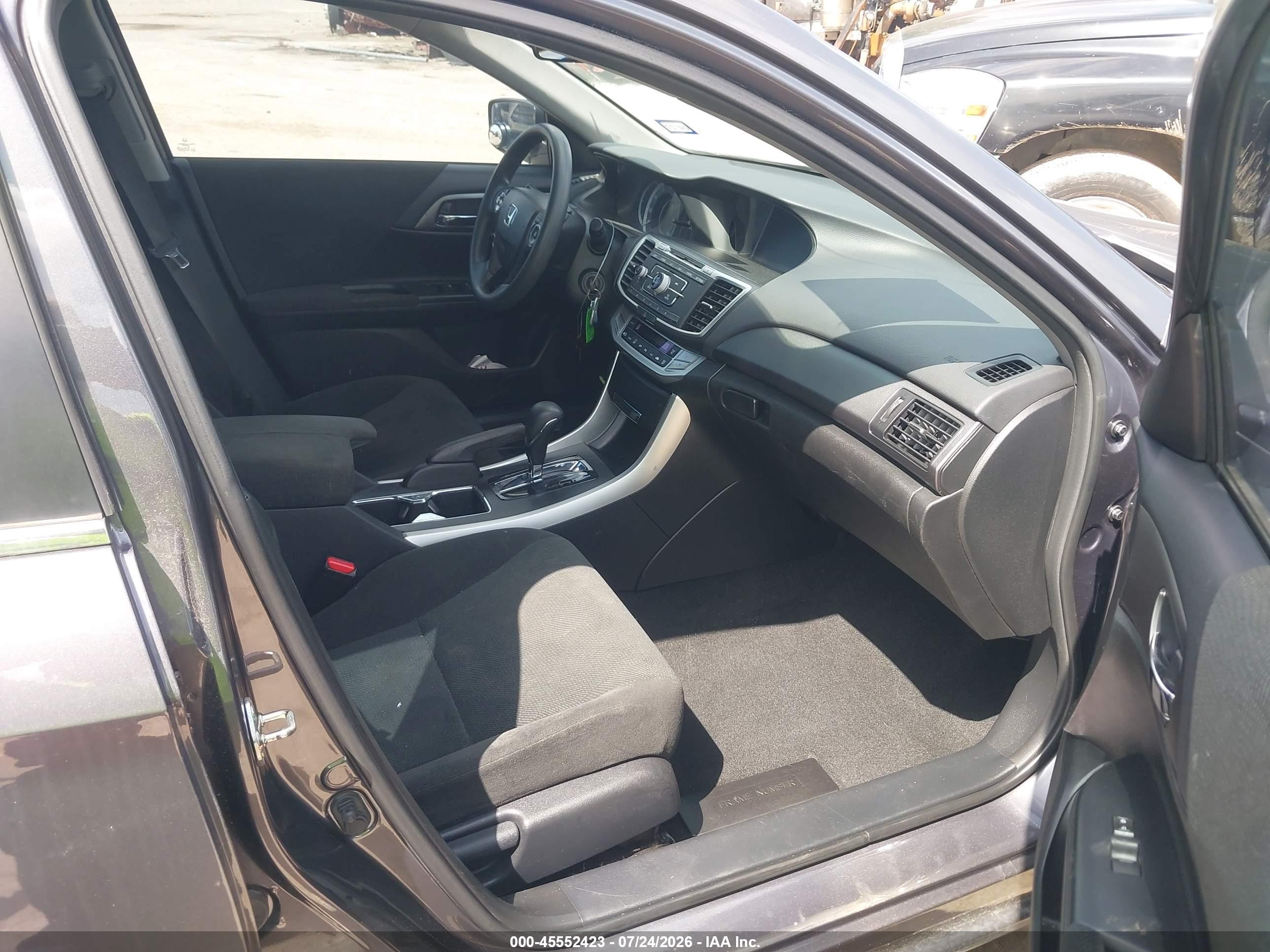 2013 Honda Accord Lx Серый vin: 1HGCR2F3XDA093630