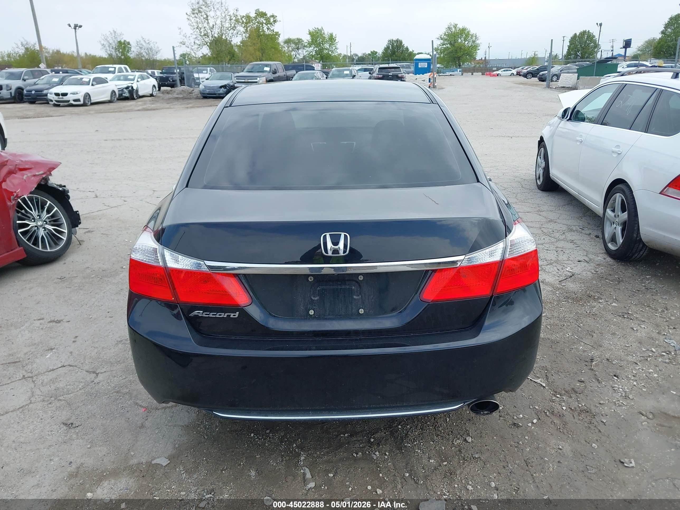 2013 Honda Accord Lx Black vin: 1HGCR2F3XDA108367