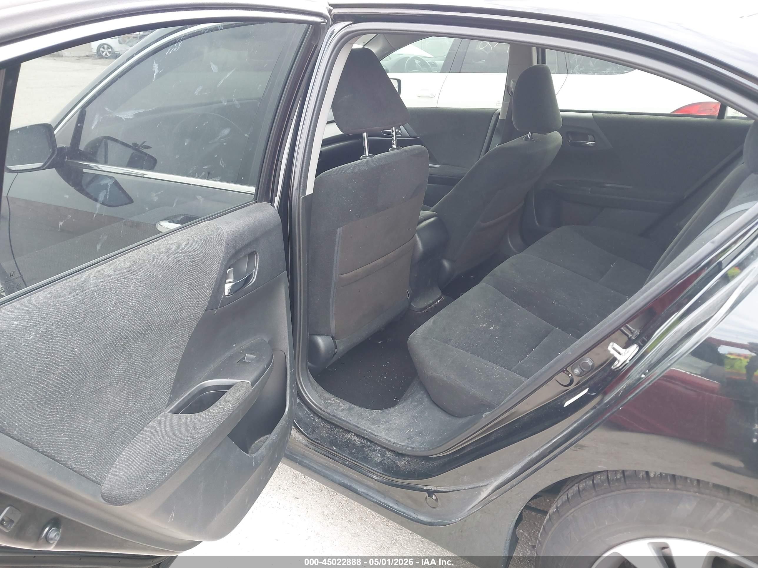2013 Honda Accord Lx Black vin: 1HGCR2F3XDA108367