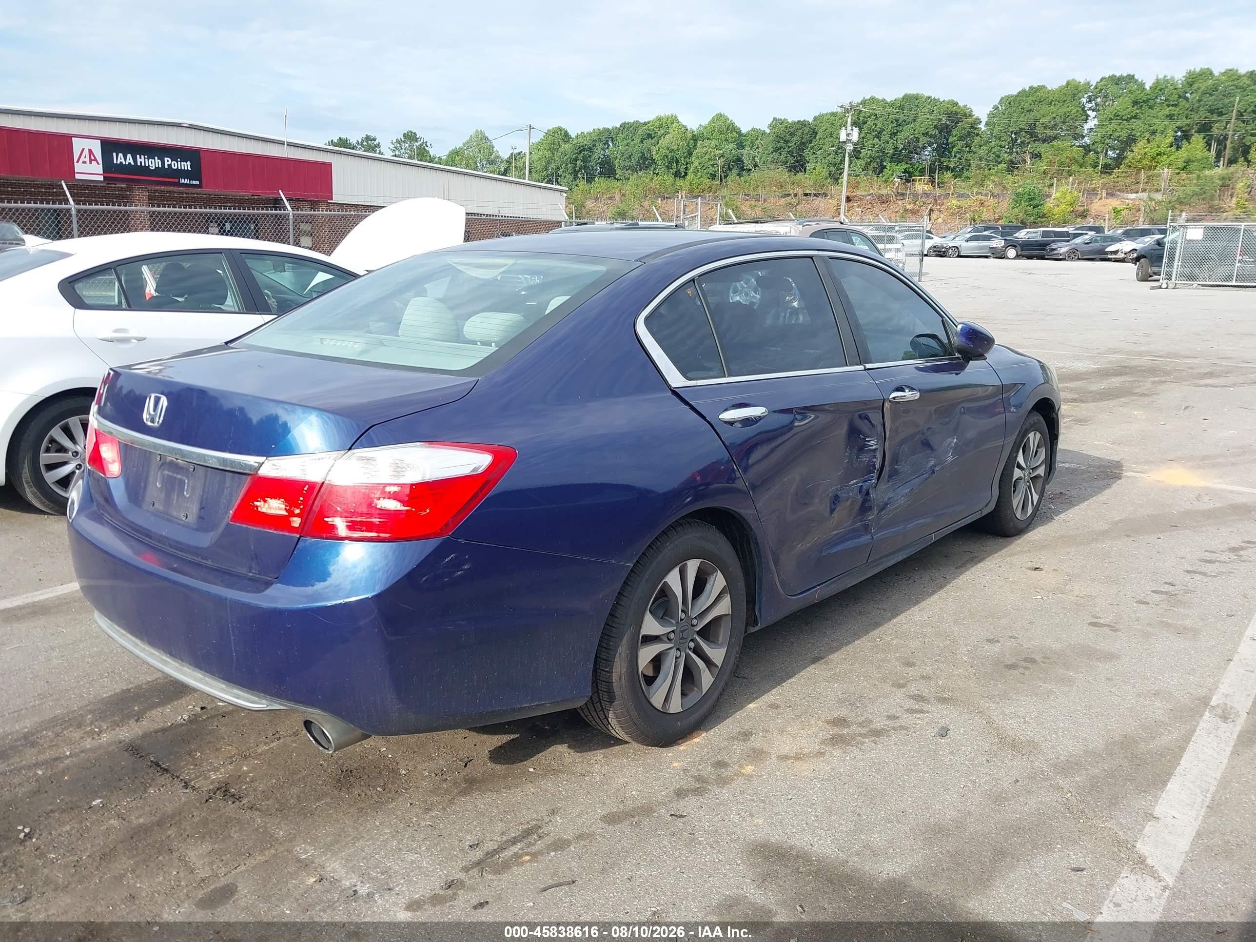 2013 Honda Accord Lx Dark Blue vin: 1HGCR2F3XDA127291