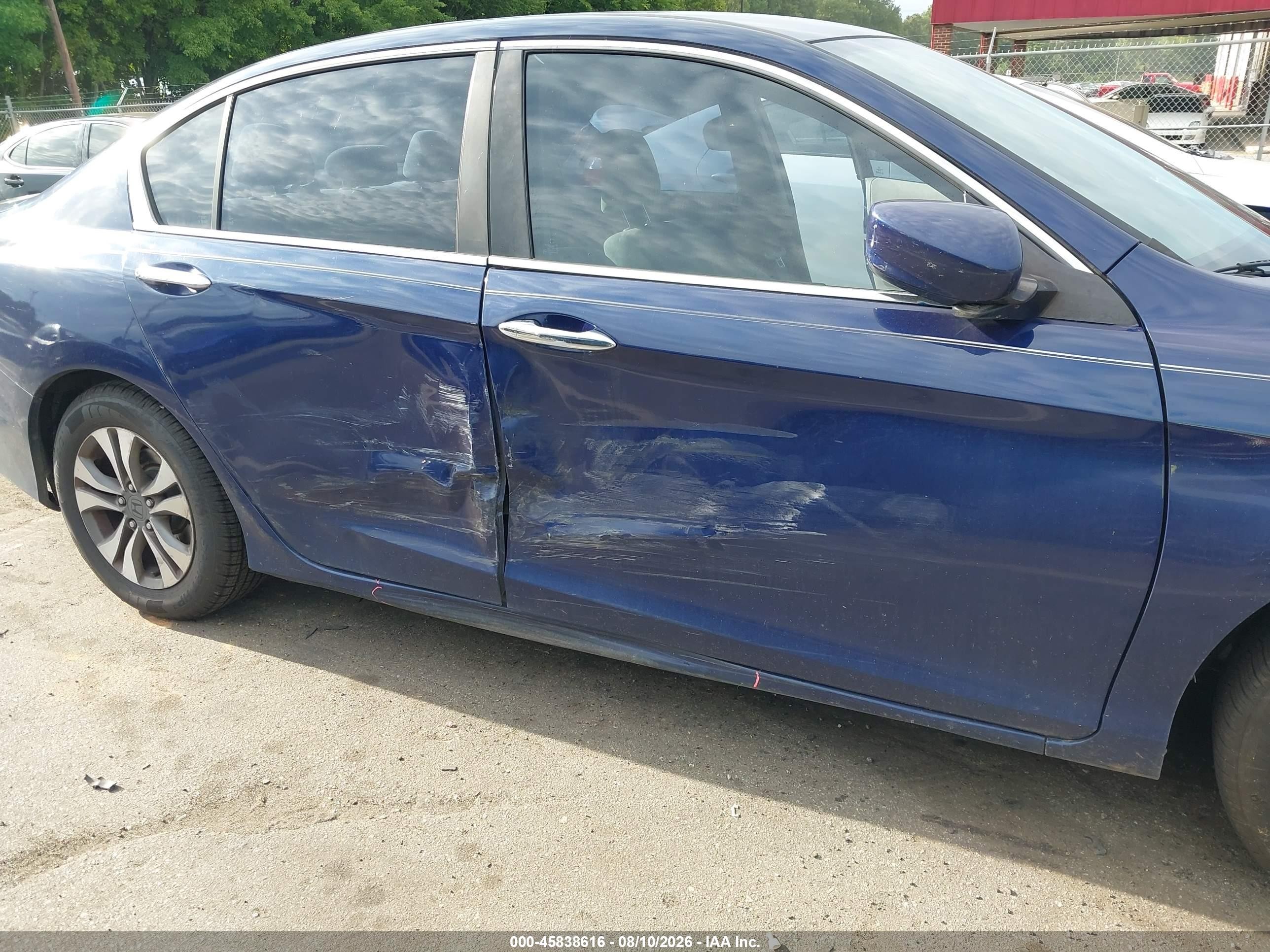 2013 Honda Accord Lx Dark Blue vin: 1HGCR2F3XDA127291