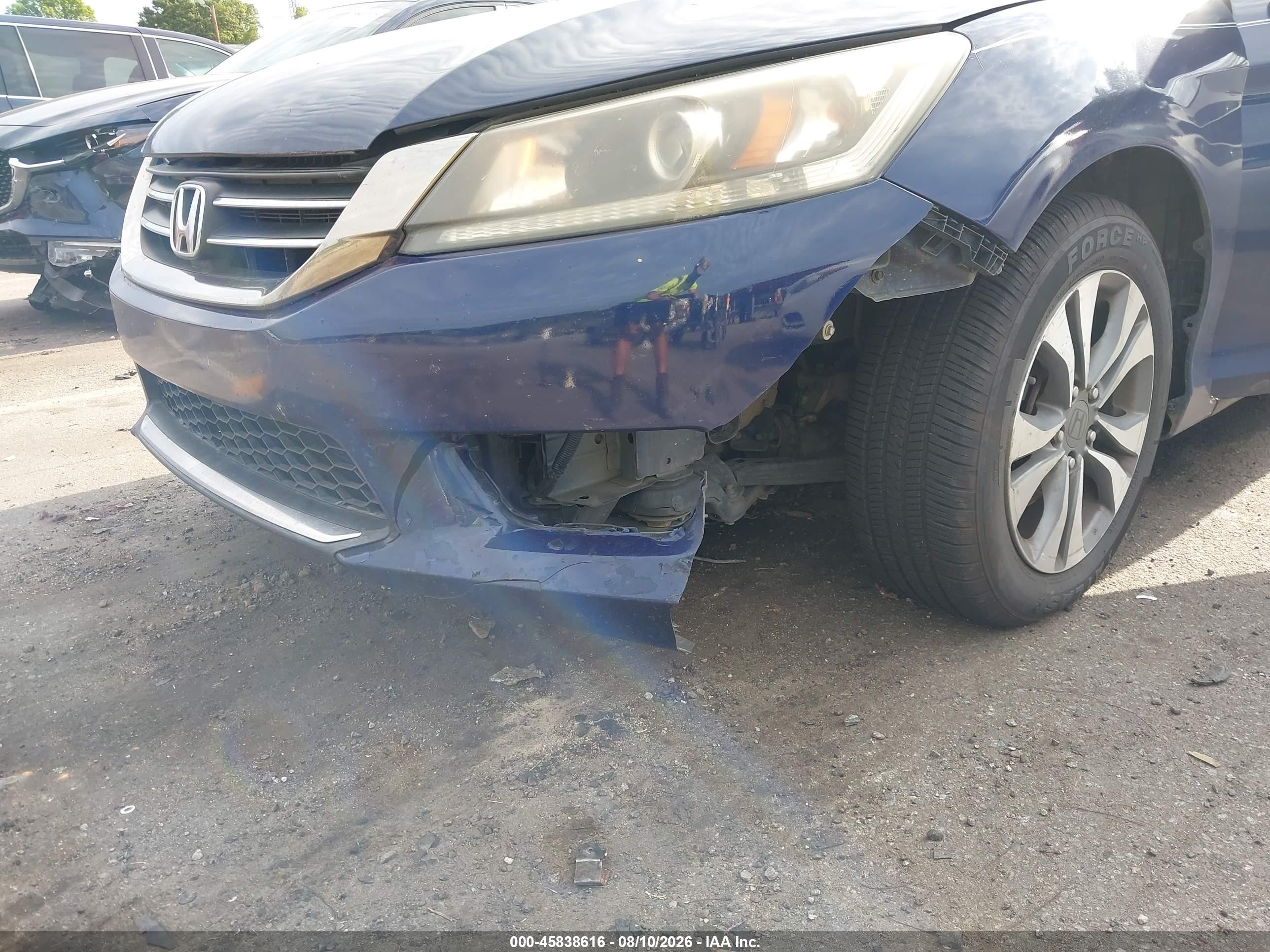 2013 Honda Accord Lx Dark Blue vin: 1HGCR2F3XDA127291