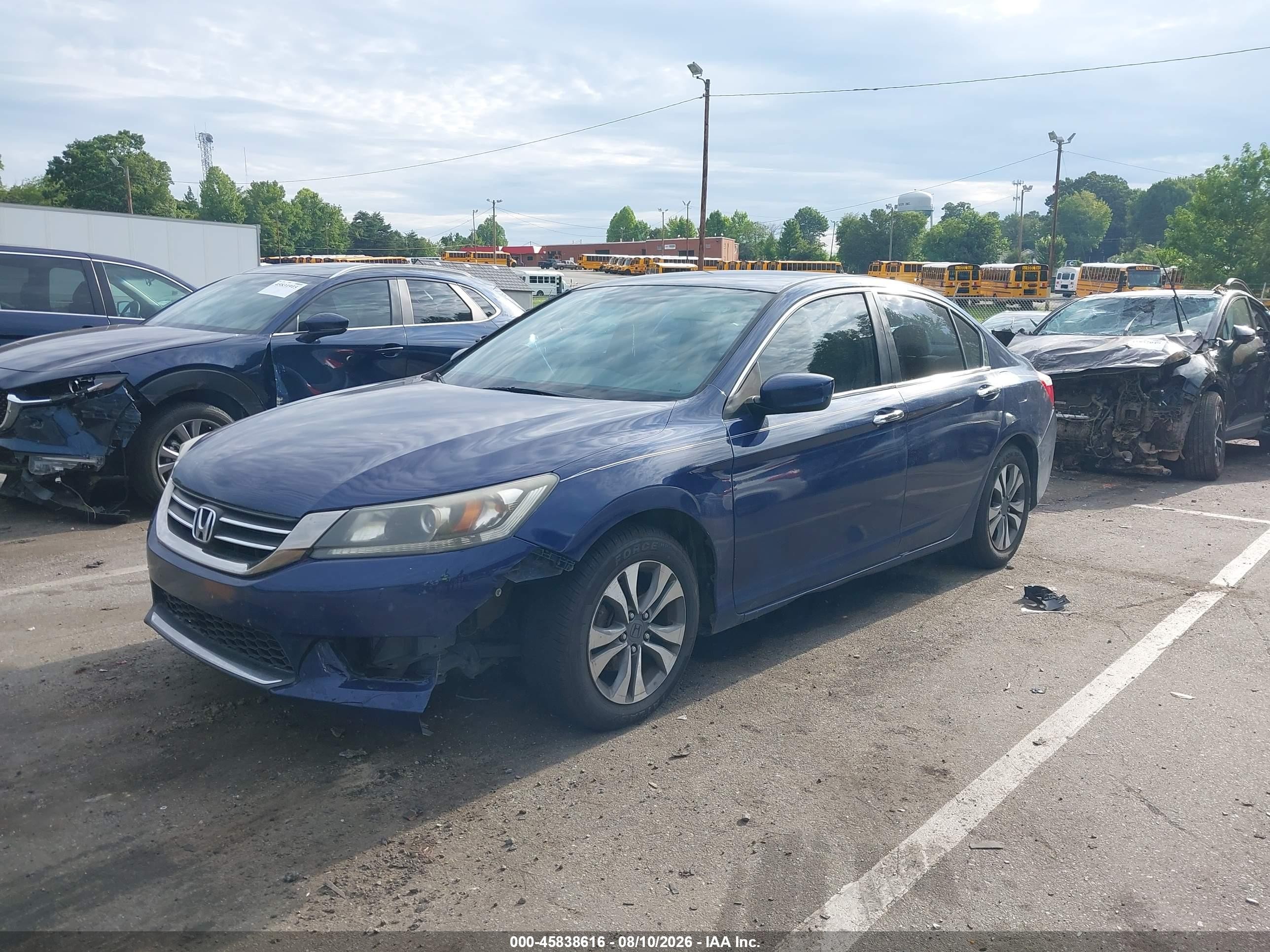 2013 Honda Accord Lx Dark Blue vin: 1HGCR2F3XDA127291
