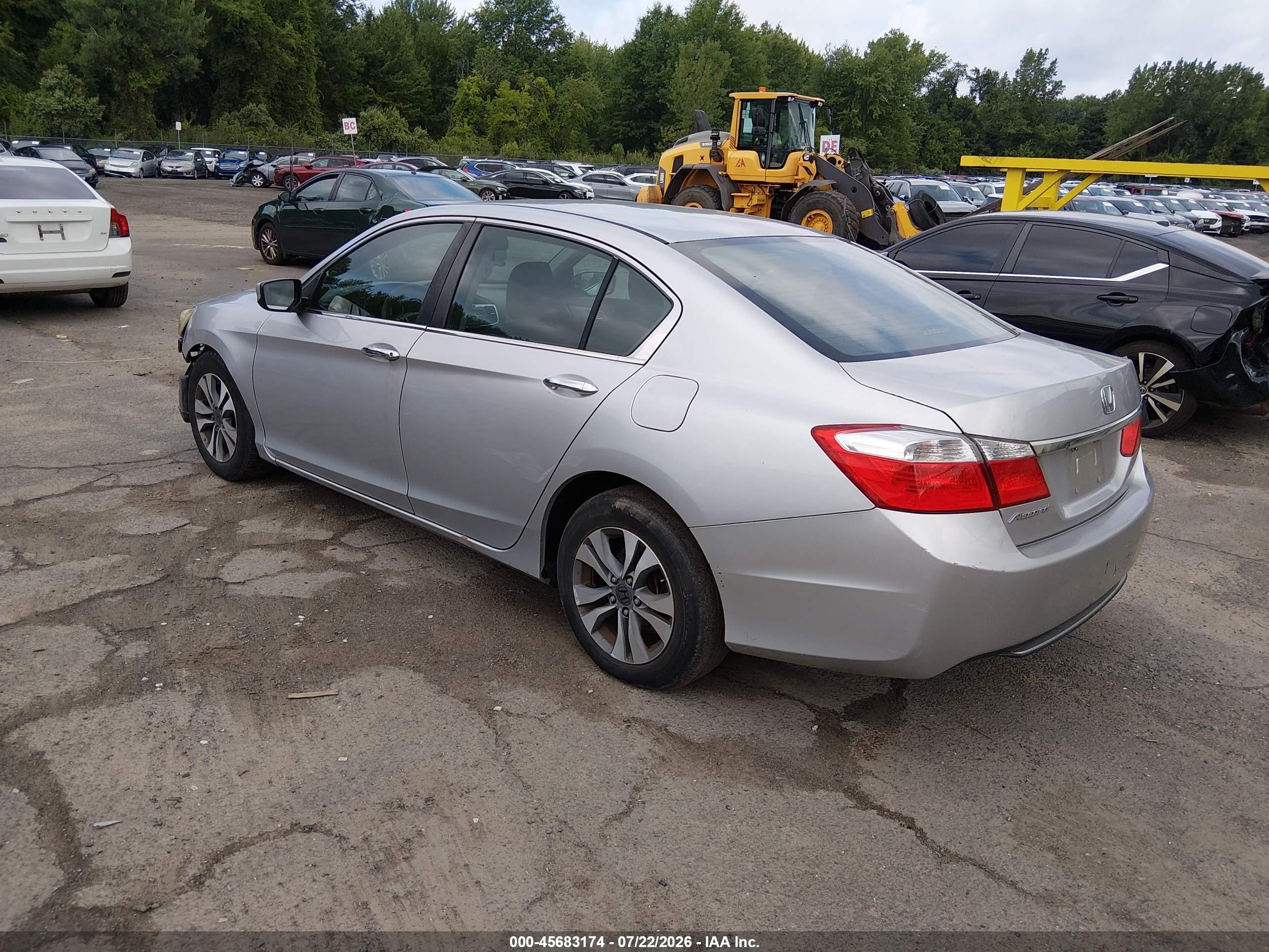 2013 Honda Accord Lx Silver vin: 1HGCR2F3XDA140168