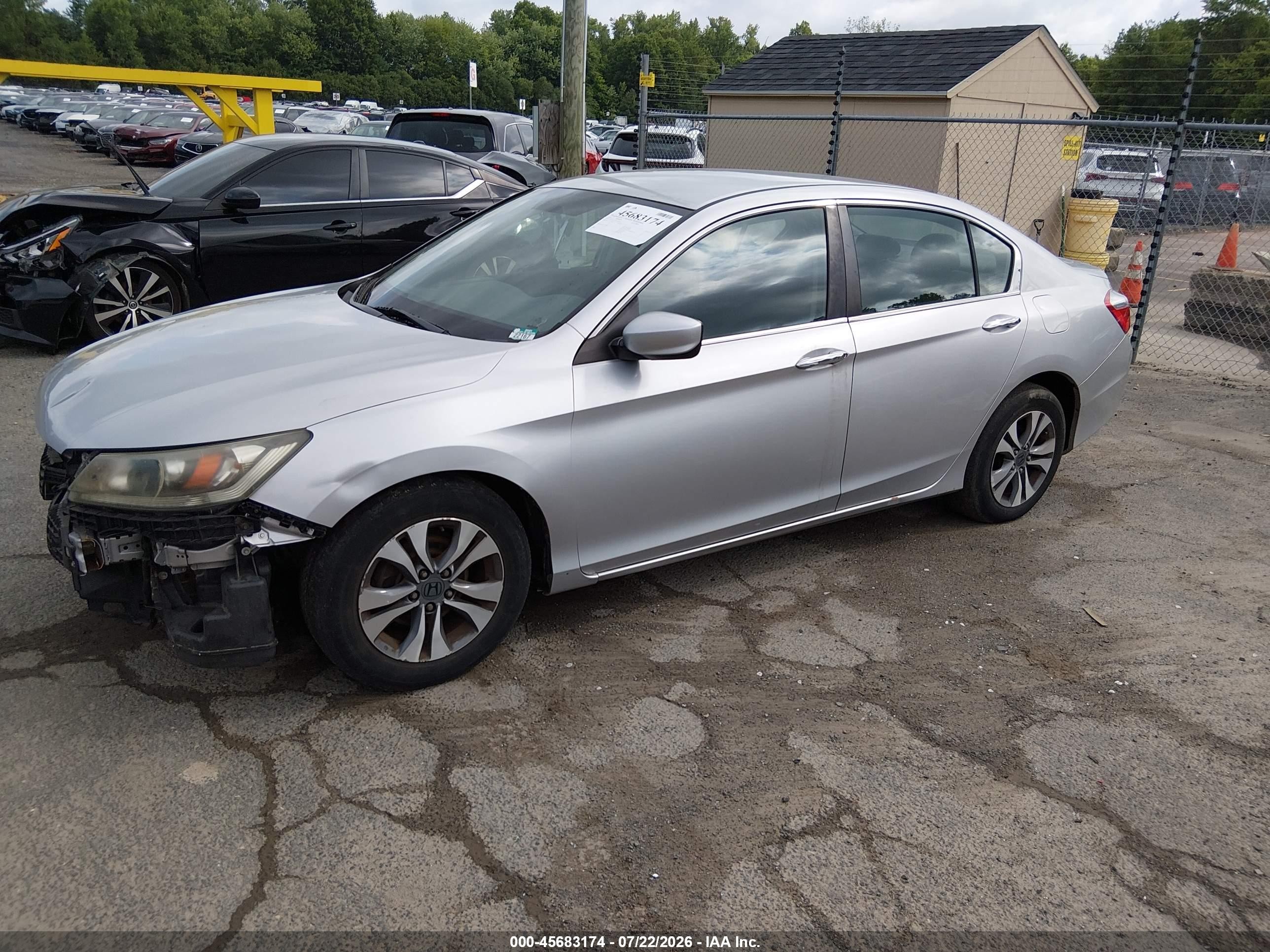 2013 Honda Accord Lx Silver vin: 1HGCR2F3XDA140168
