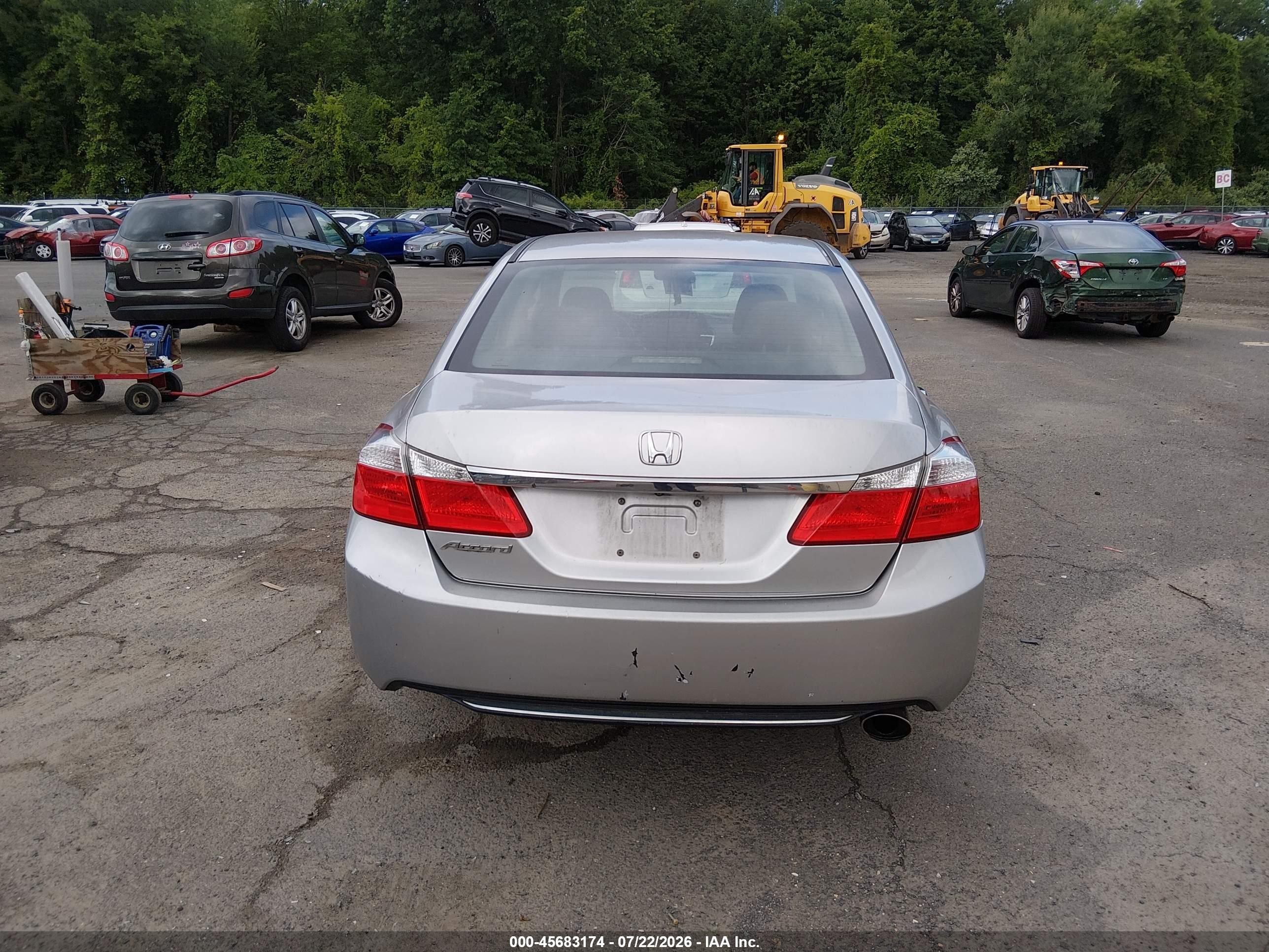 2013 Honda Accord Lx Silver vin: 1HGCR2F3XDA140168