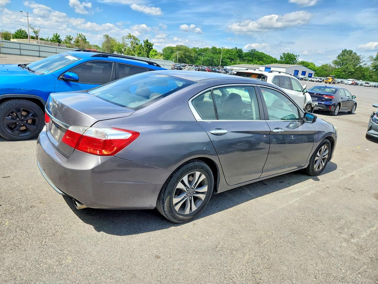 2013 Honda Accord Lx Gray vin: 1HGCR2F3XDA141093