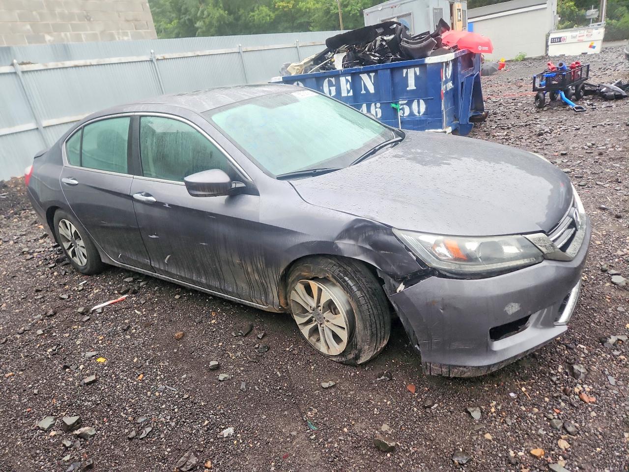 2013 Honda Accord Lx Серый vin: 1HGCR2F3XDA148349
