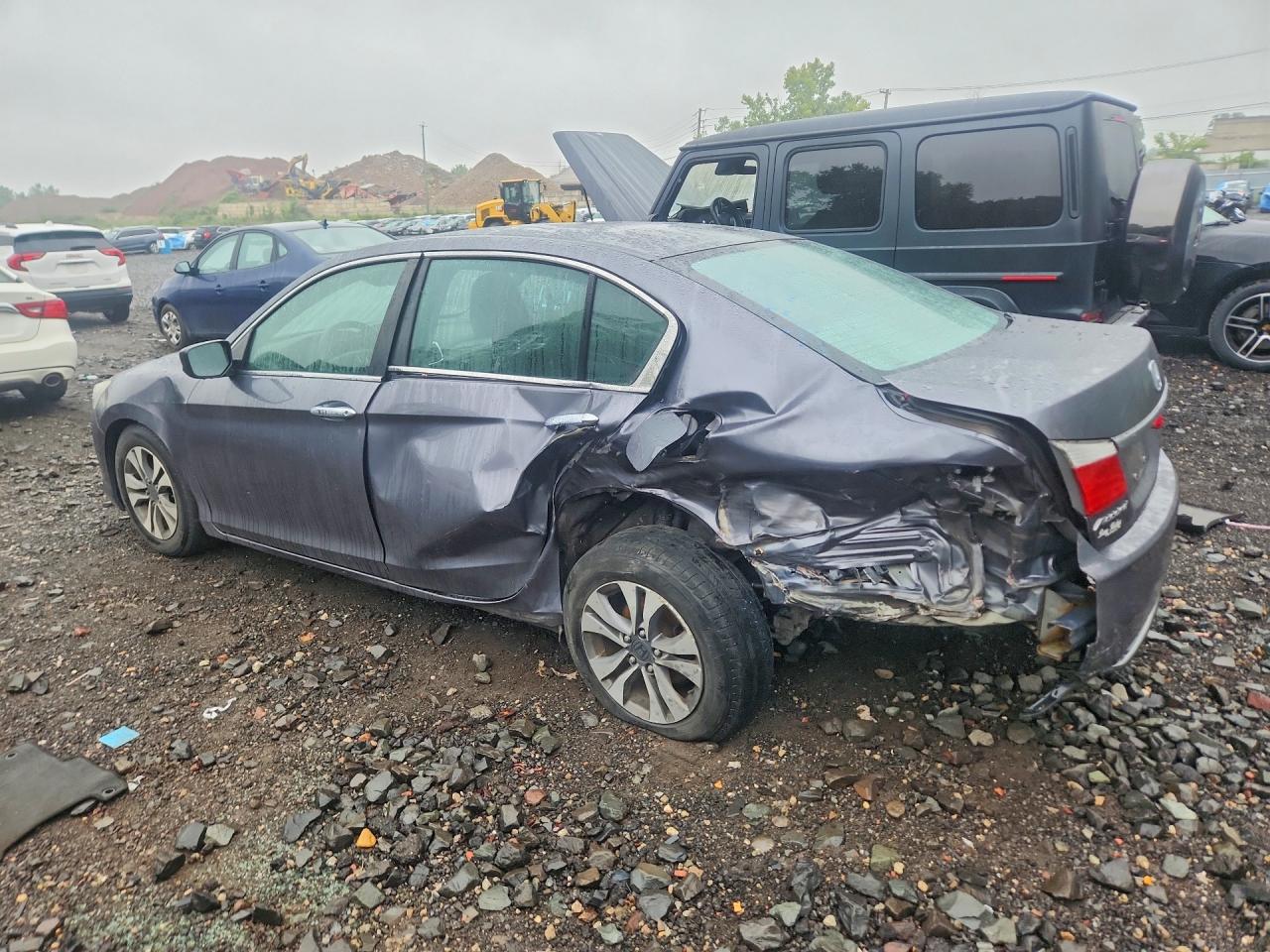 2013 Honda Accord Lx Серый vin: 1HGCR2F3XDA148349