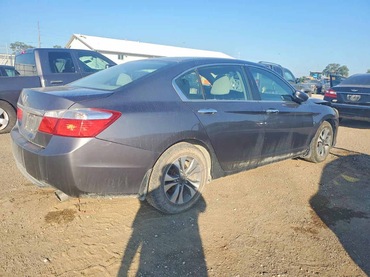 2013 Honda Accord Lx Серый vin: 1HGCR2F3XDA153566