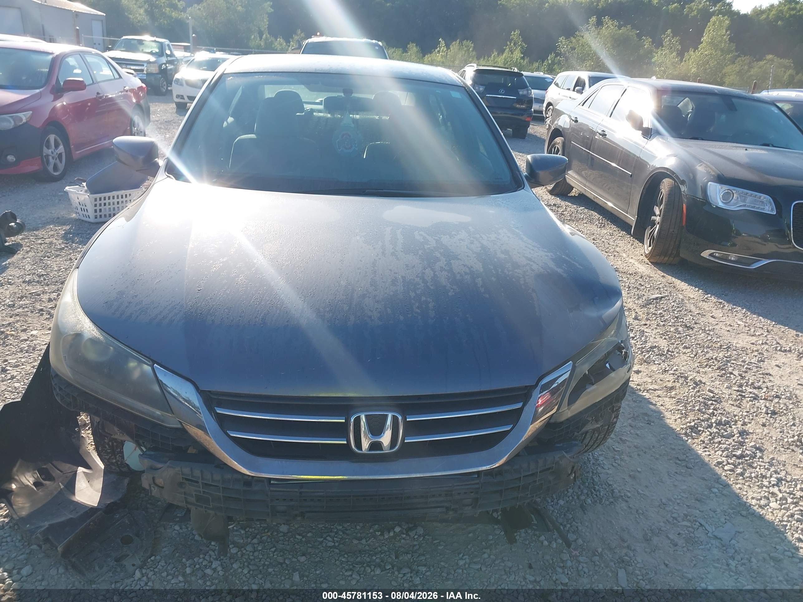 2013 Honda Accord Lx Gray vin: 1HGCR2F3XDA153583