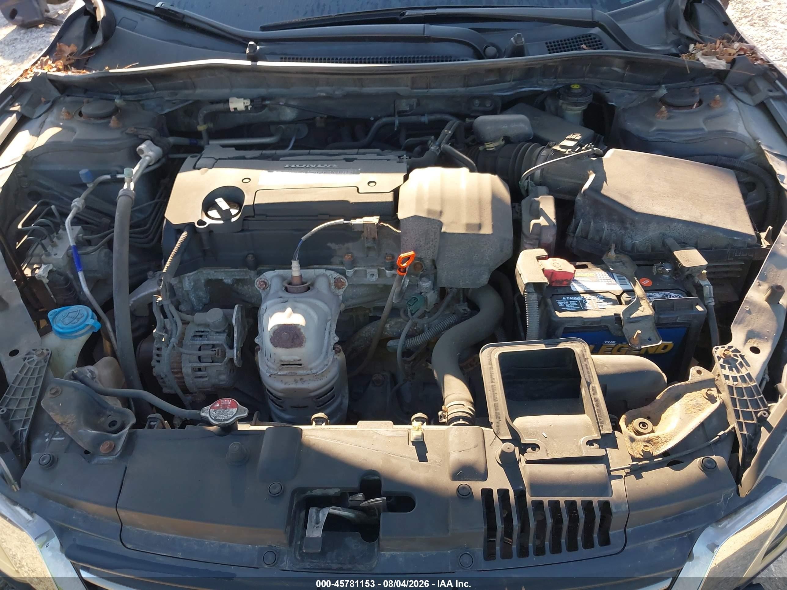 2013 Honda Accord Lx Gray vin: 1HGCR2F3XDA153583