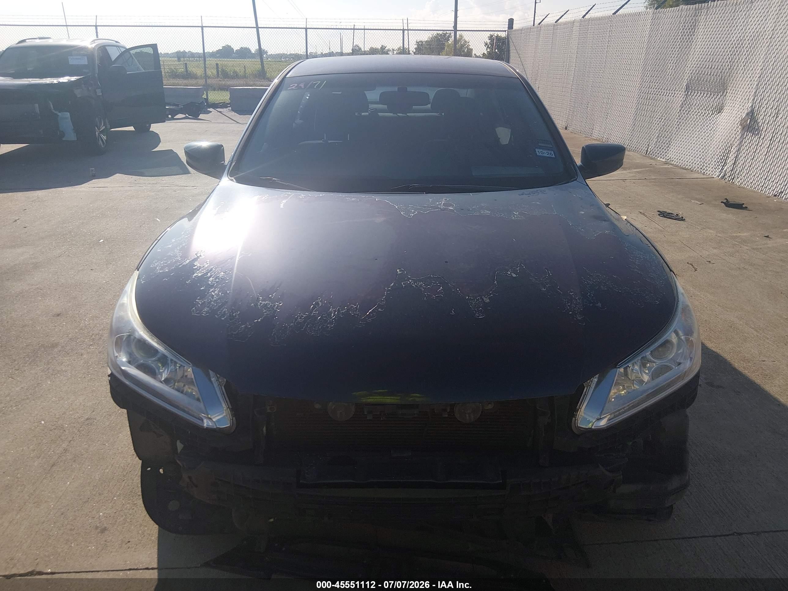 2013 Honda Accord Lx Синий vin: 1HGCR2F3XDA157374