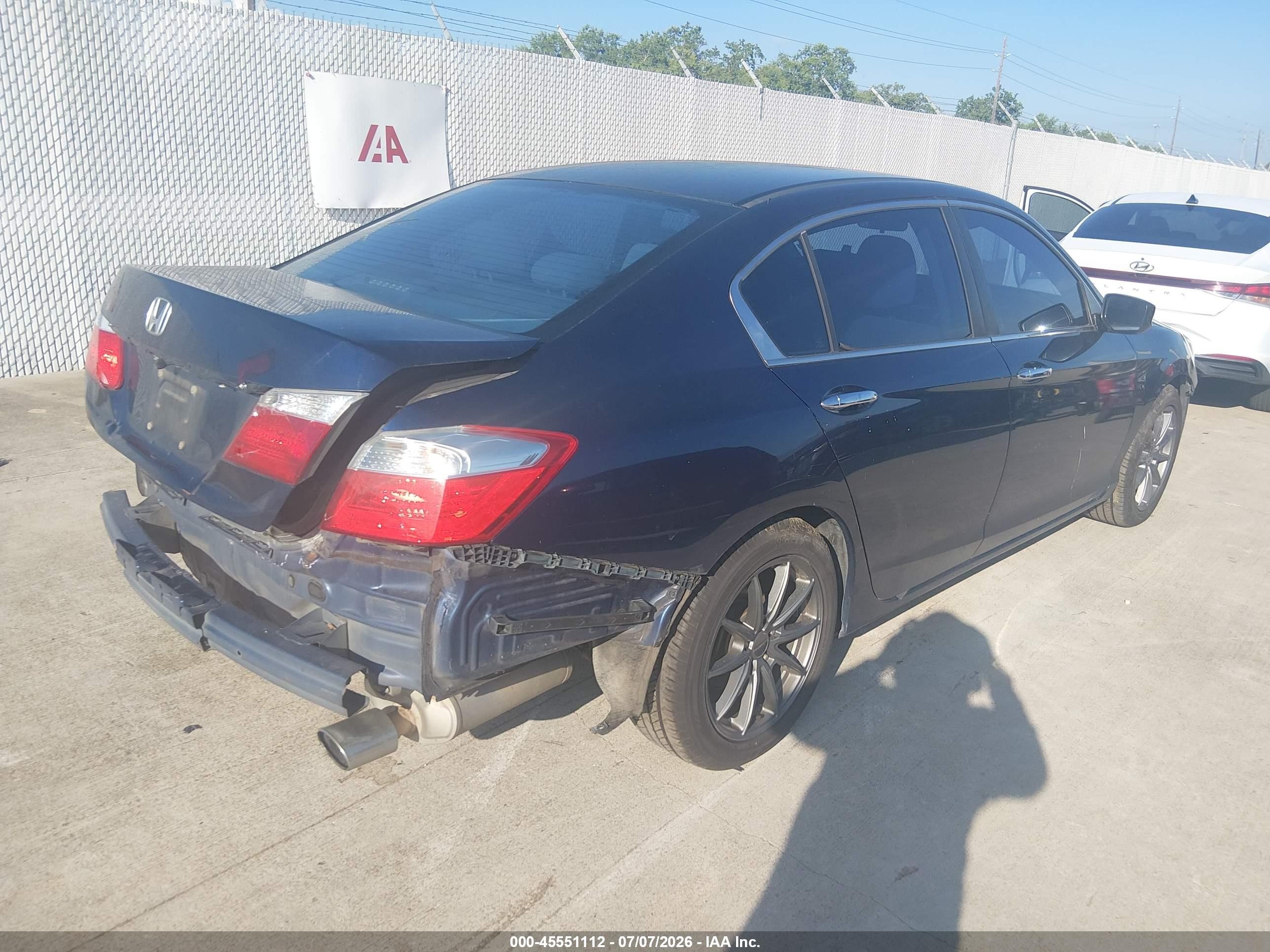 2013 Honda Accord Lx Синий vin: 1HGCR2F3XDA157374