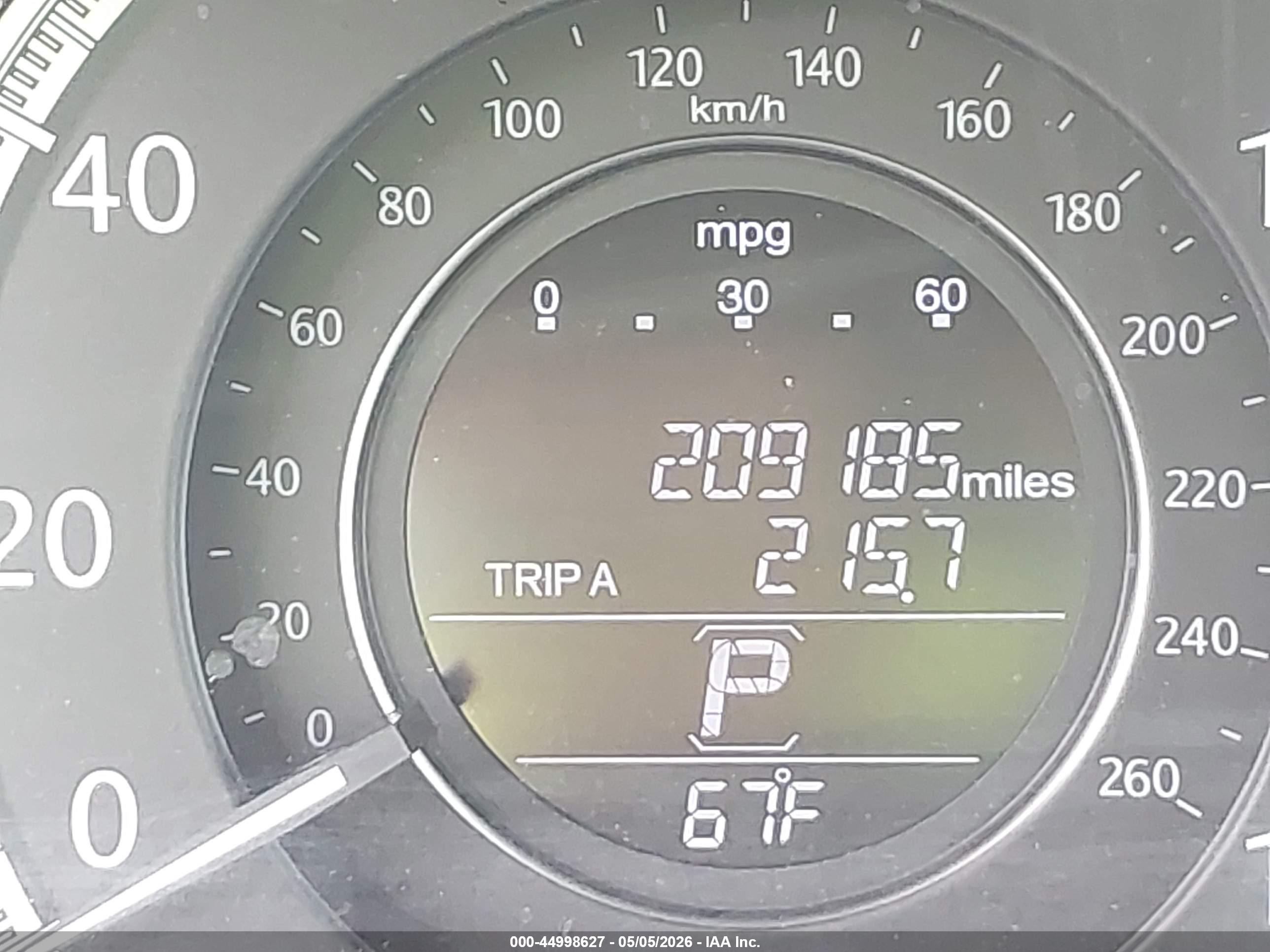 2013 Honda Accord Lx Gray vin: 1HGCR2F3XDA178855