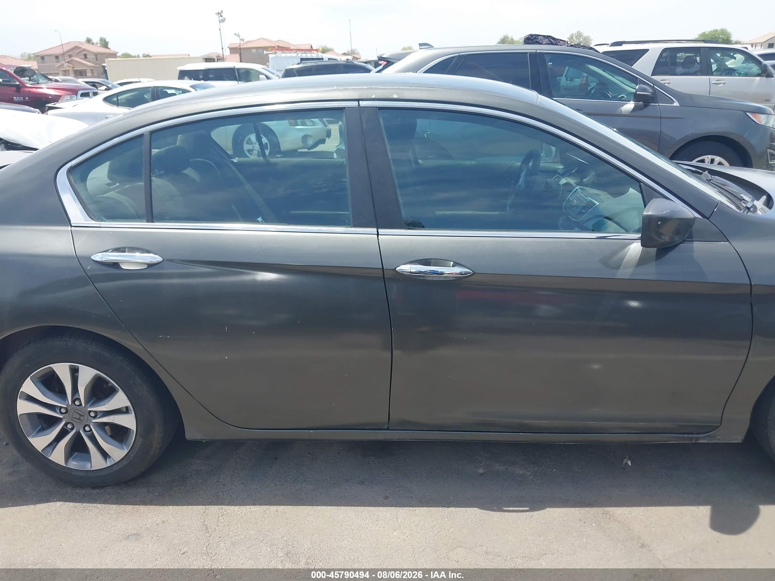2013 Honda Accord Lx Black vin: 1HGCR2F3XDA182792