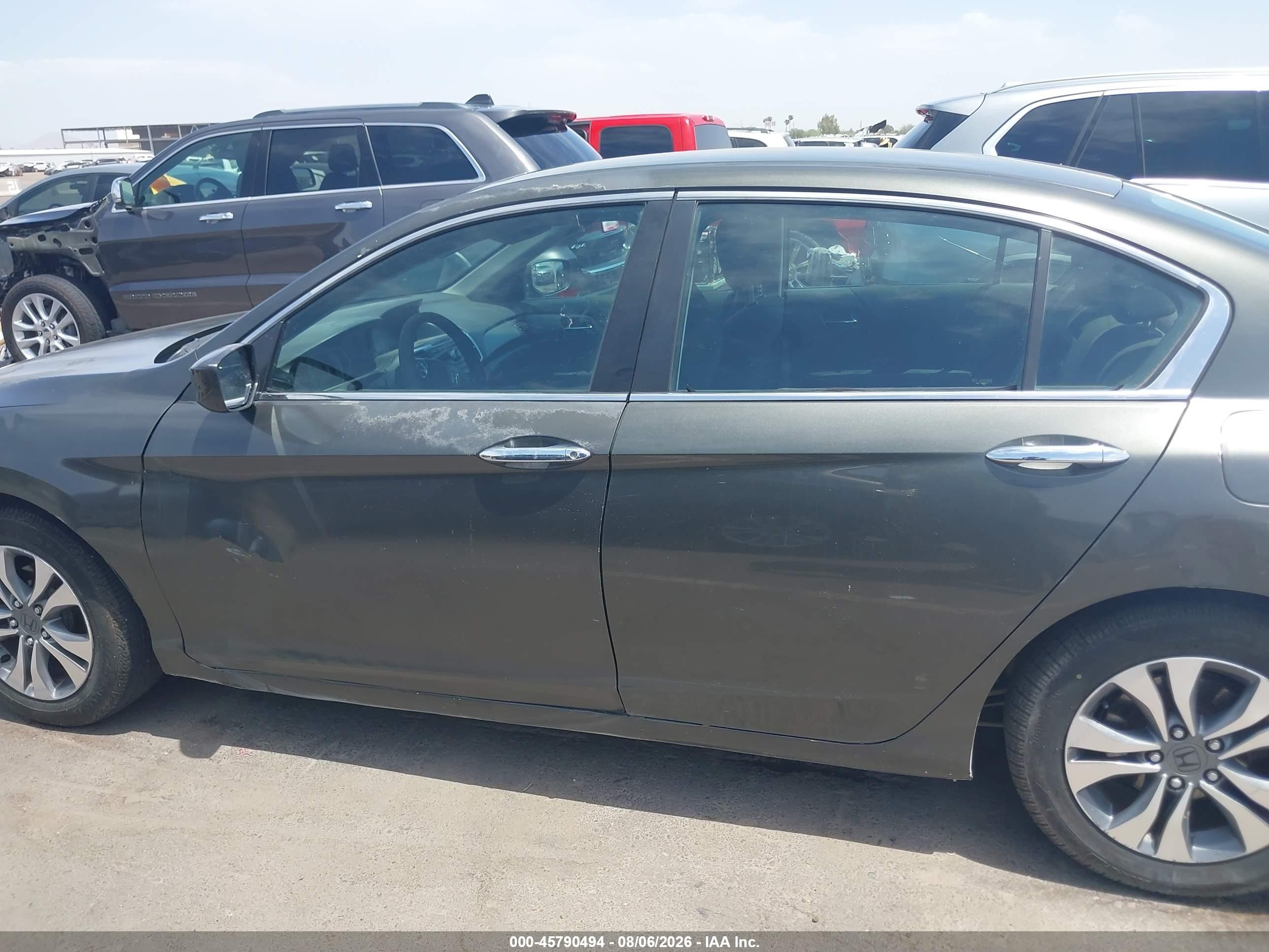 2013 Honda Accord Lx Black vin: 1HGCR2F3XDA182792