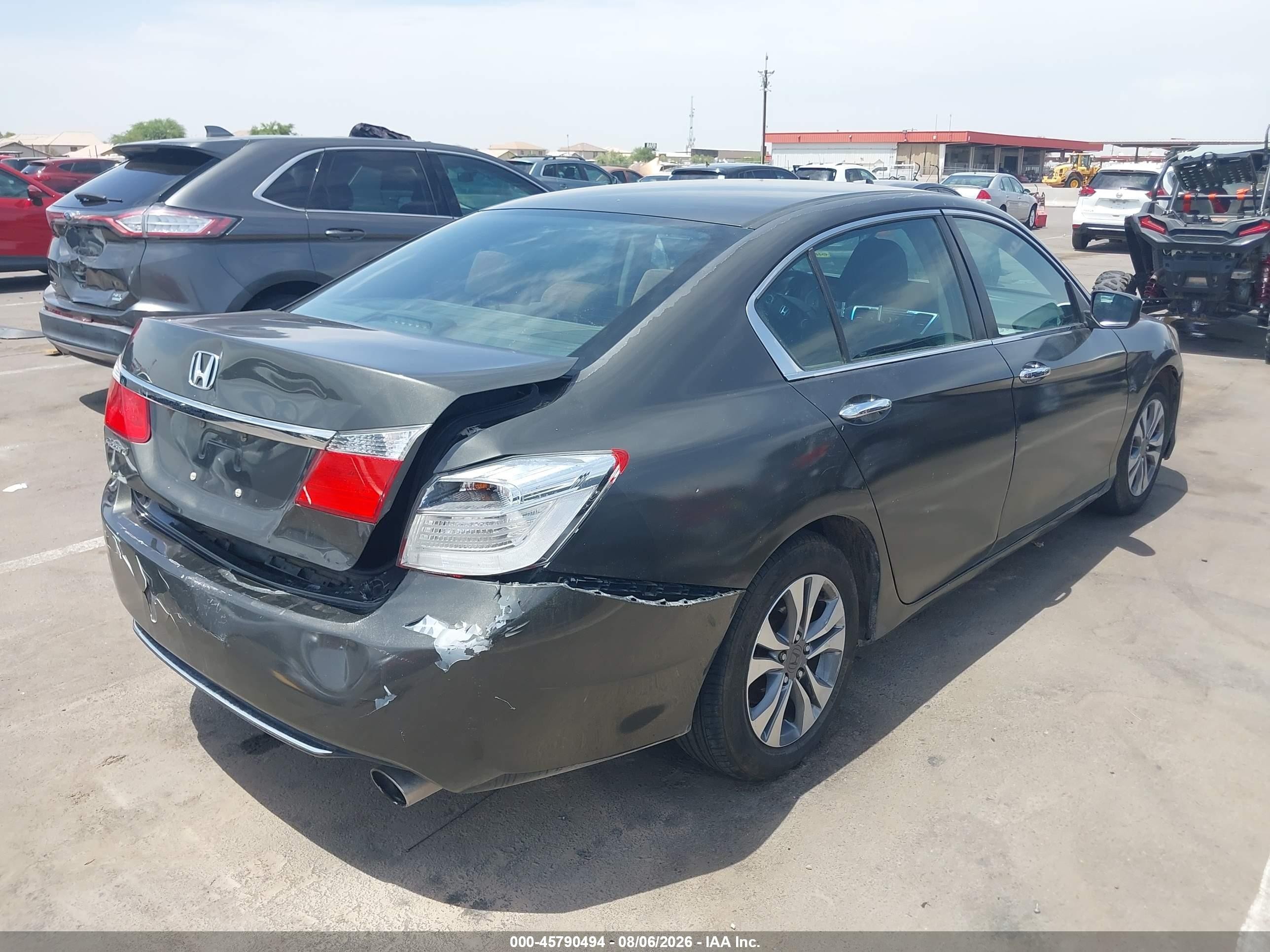 2013 Honda Accord Lx Black vin: 1HGCR2F3XDA182792