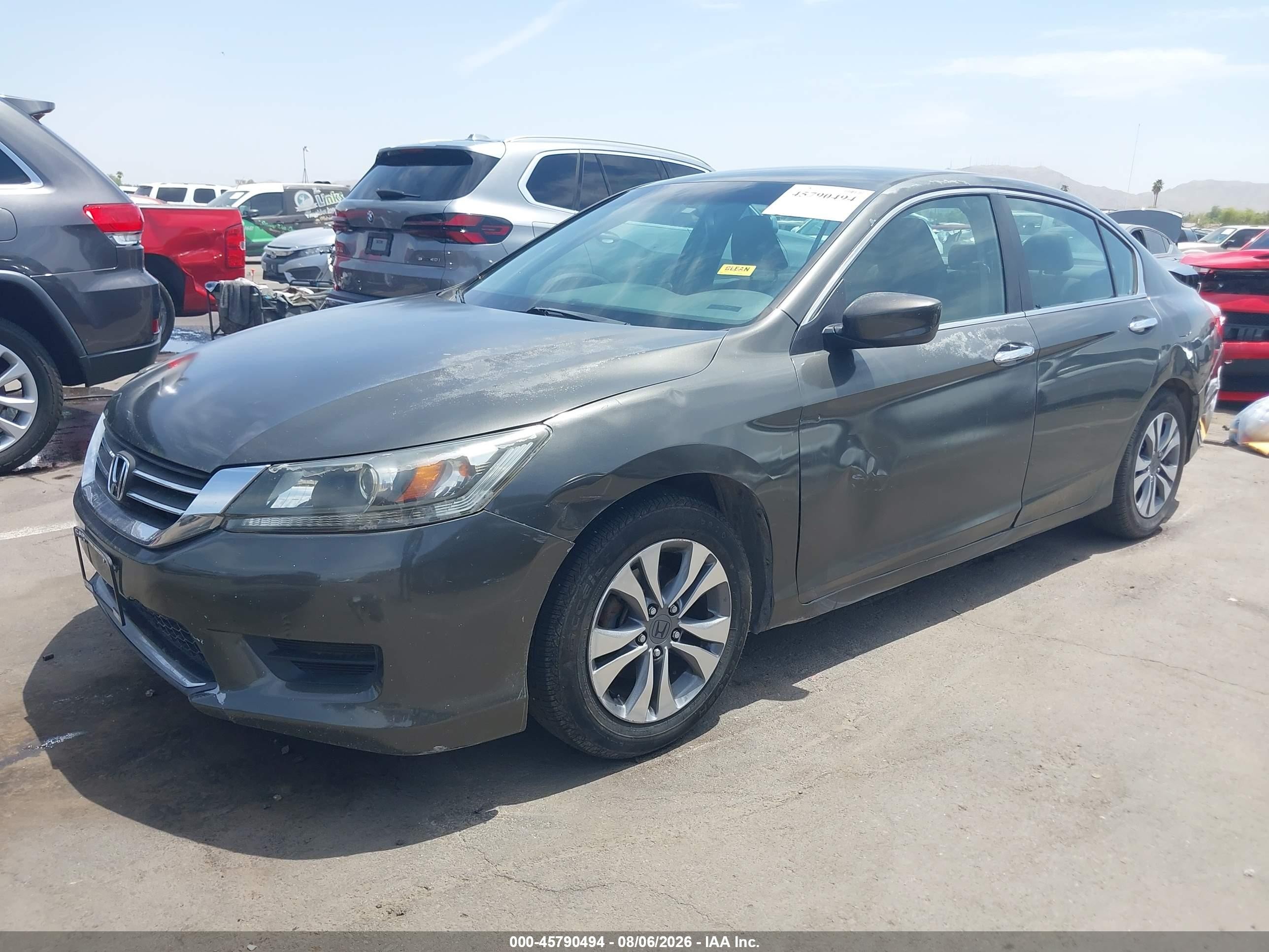 2013 Honda Accord Lx Black vin: 1HGCR2F3XDA182792