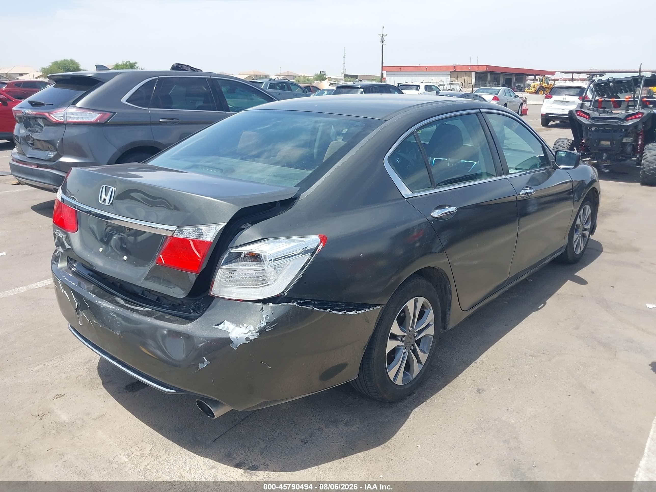 2013 Honda Accord Lx Black vin: 1HGCR2F3XDA182792