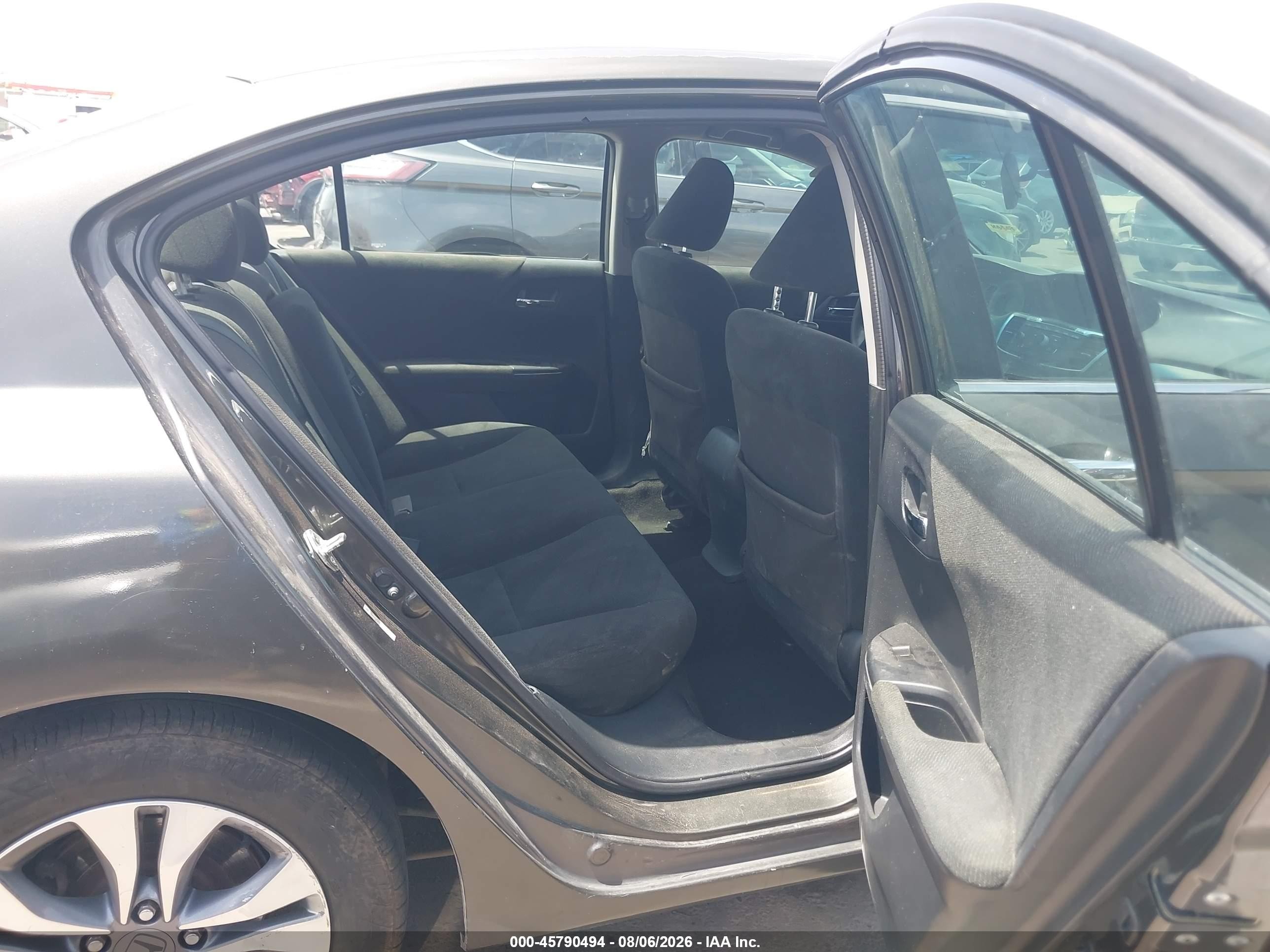 2013 Honda Accord Lx Black vin: 1HGCR2F3XDA182792